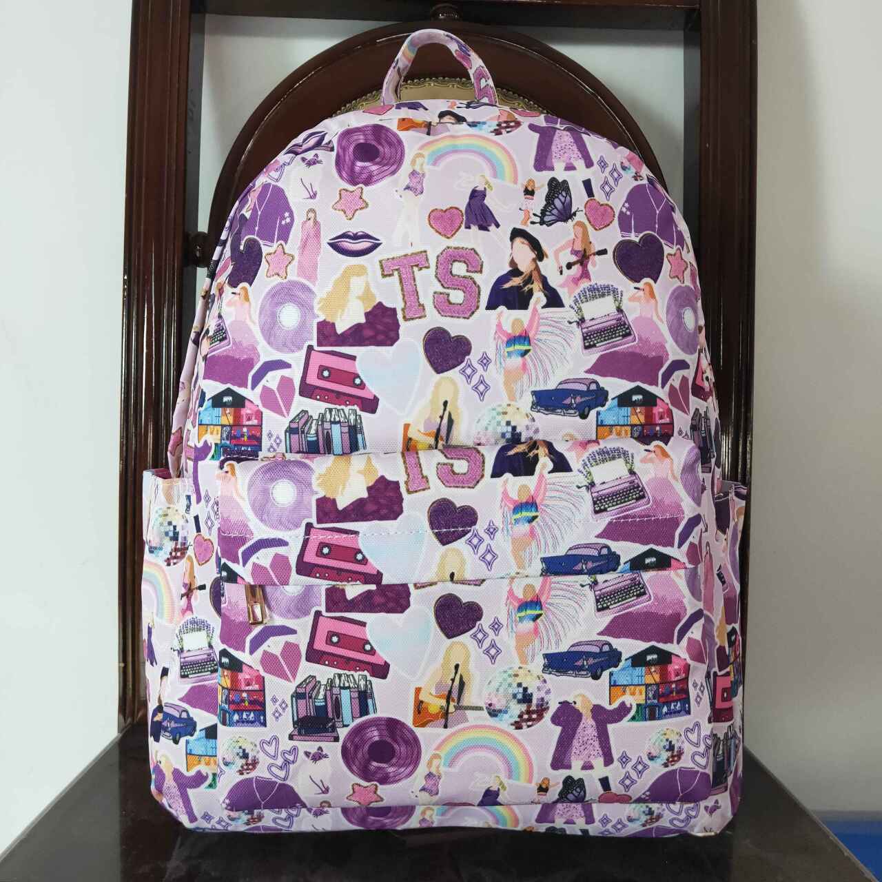 BA0172 RTS toddler backpack 1989 singer girl gift back to school preschool bag Sizes:13.2*17*5 inches