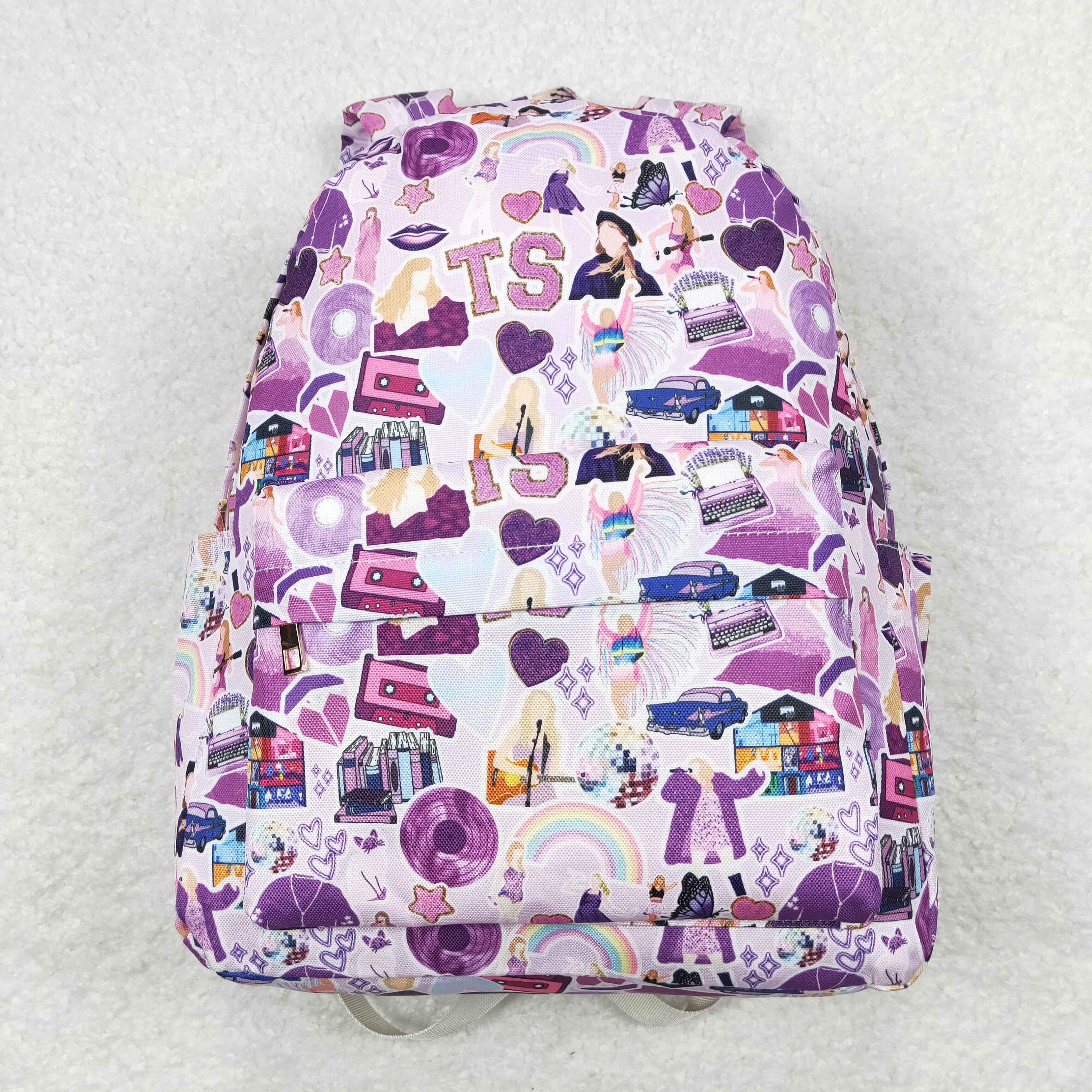 BA0172 RTS toddler backpack 1989 singer girl gift back to school preschool bag Sizes:13.2*17*5 inches