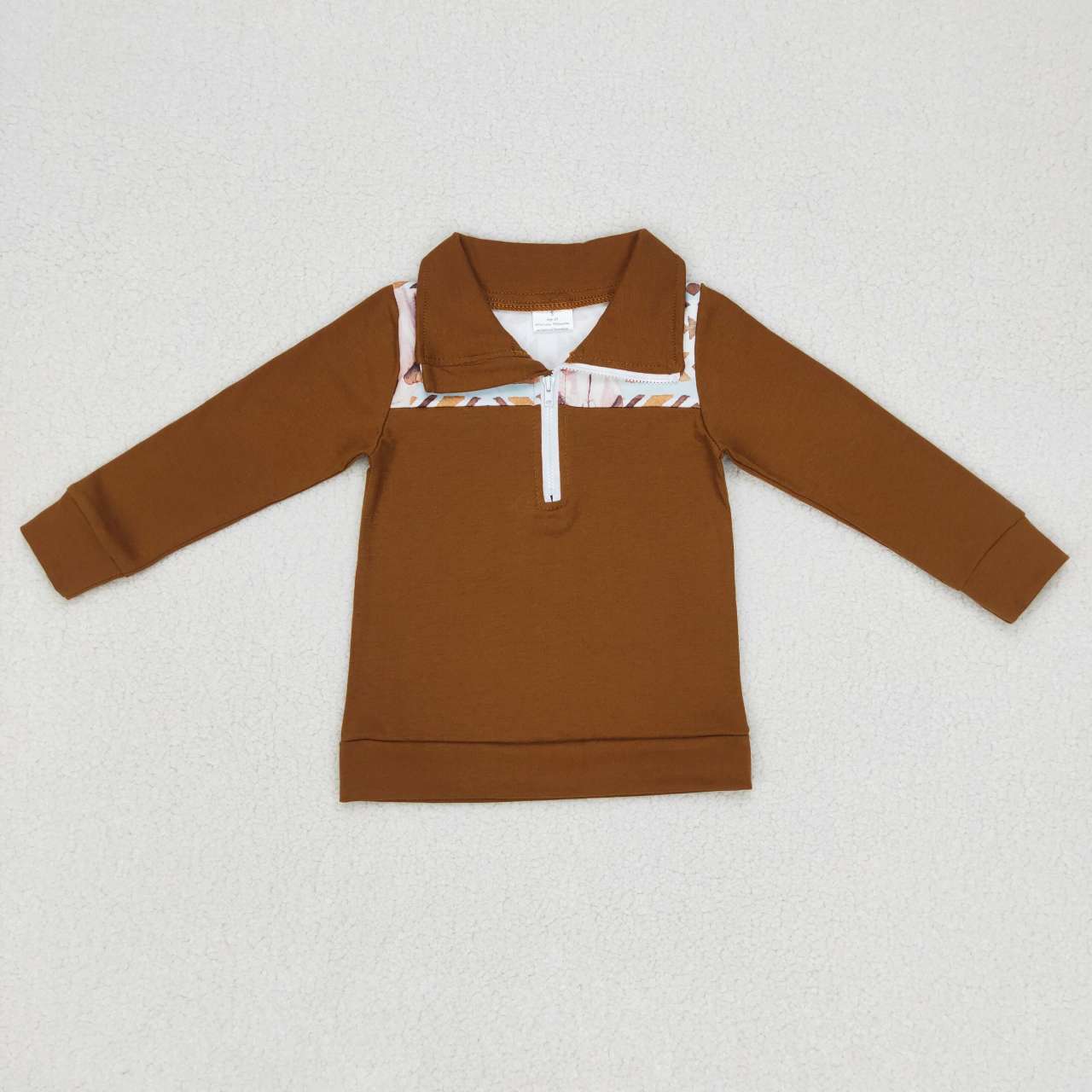 BT0348 toddler boy clothes boy cow winter top boy western shirt-promotion 2025.1.18 $5.5