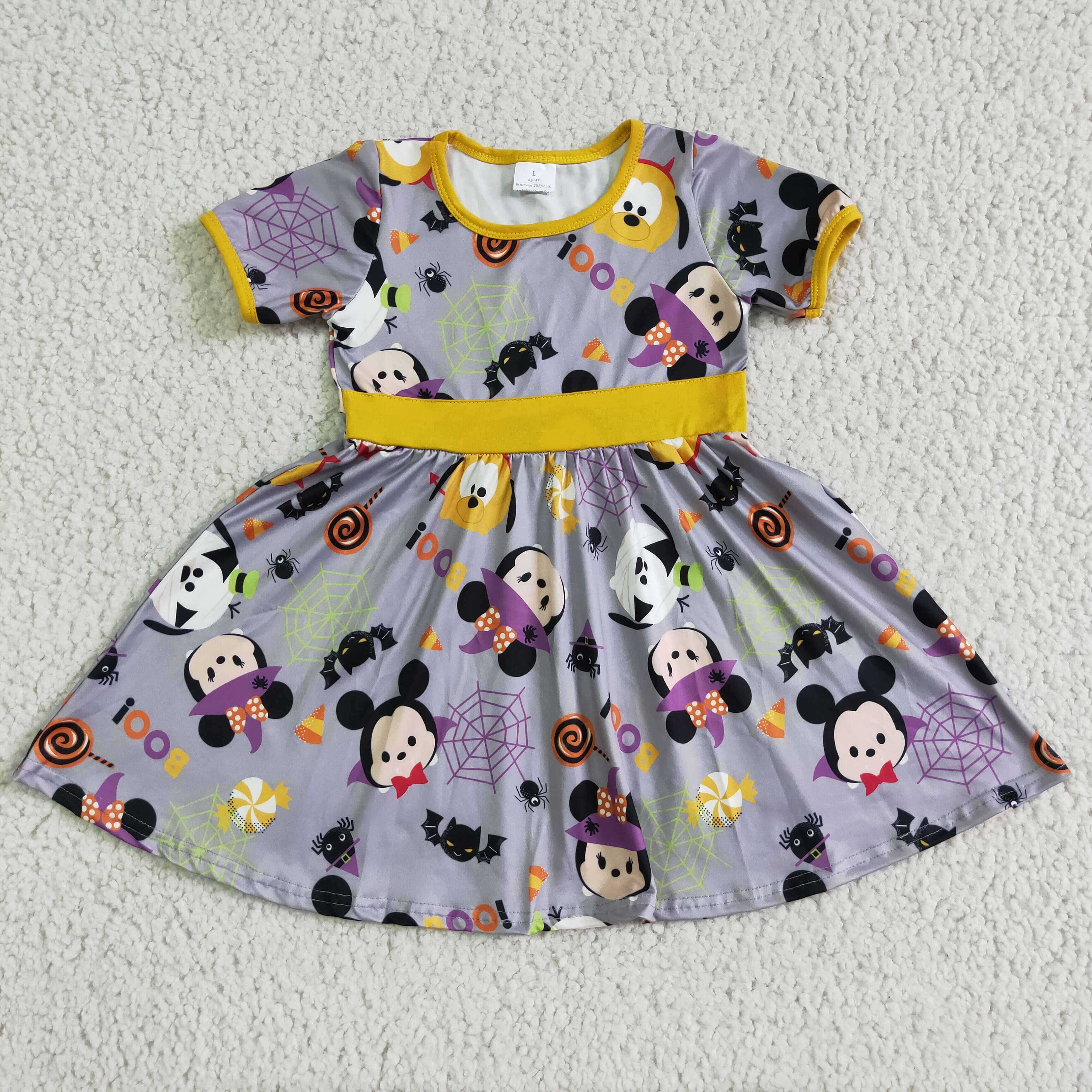 GSD0133 girl halloween short sleeve dress-promotion 2025.9.13 $5.5