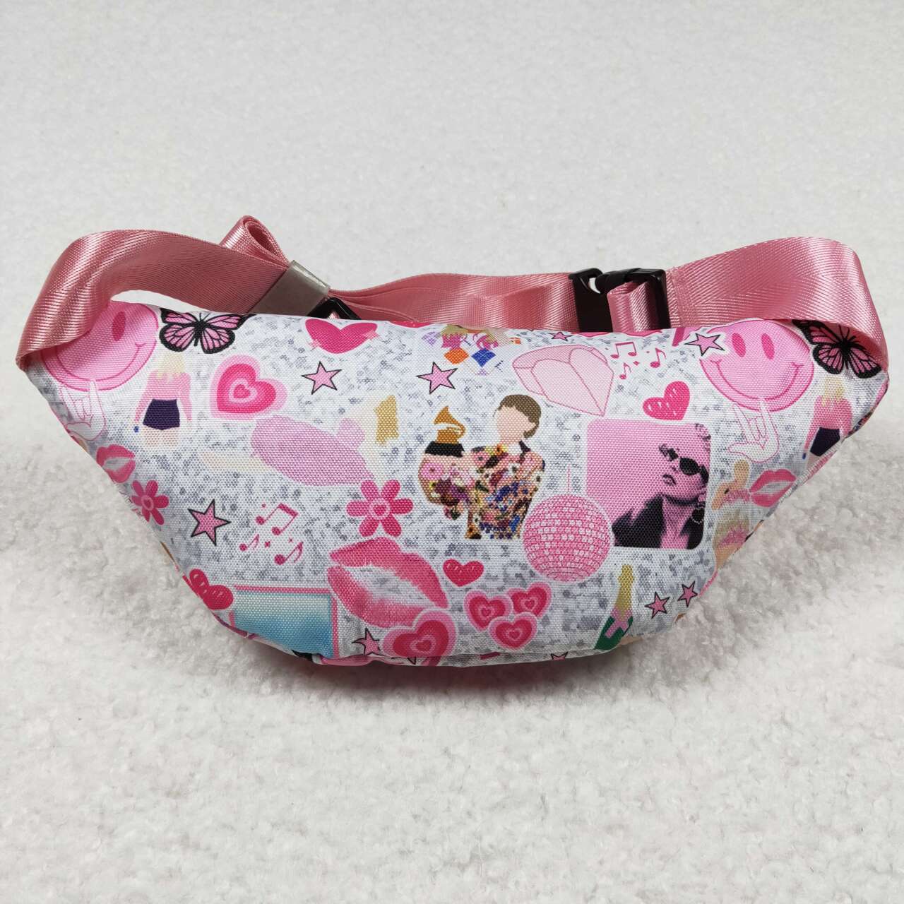 BA0165 RTS fanny pack 1989 singer pink bag belt bag