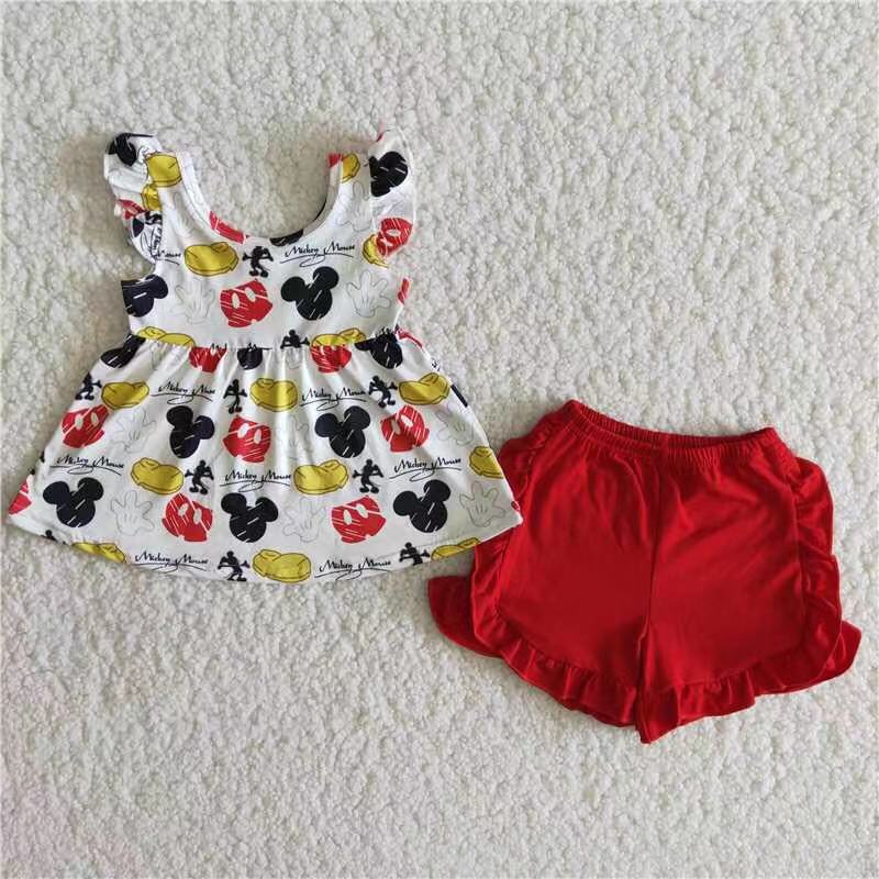 B15-16 baby girl clothes girl summer shorts set--promotion 2025.4.5 $2.99