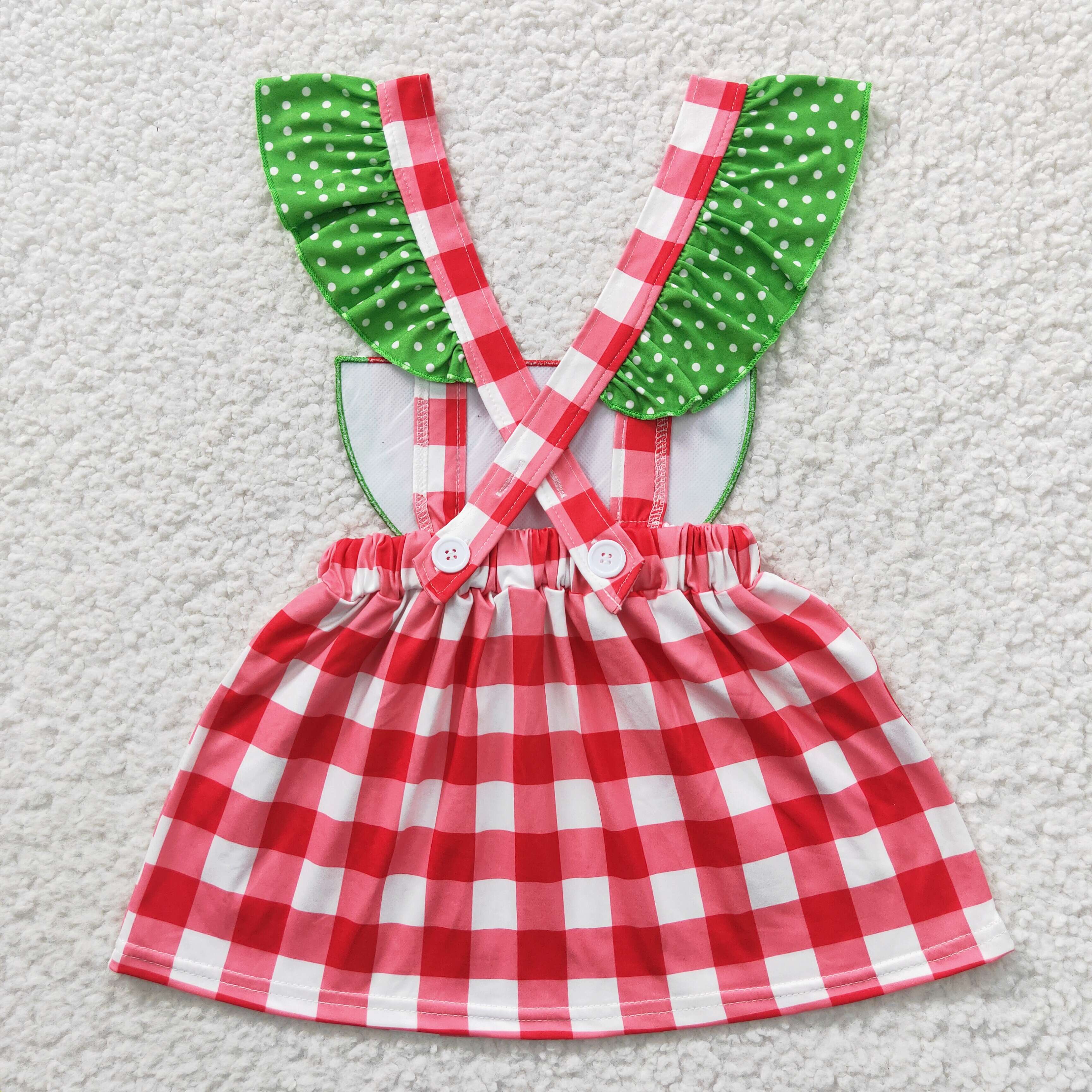 GSD0234 toddler girl clothes watermelon summer dress-promotion 2025.6.7 $5.5