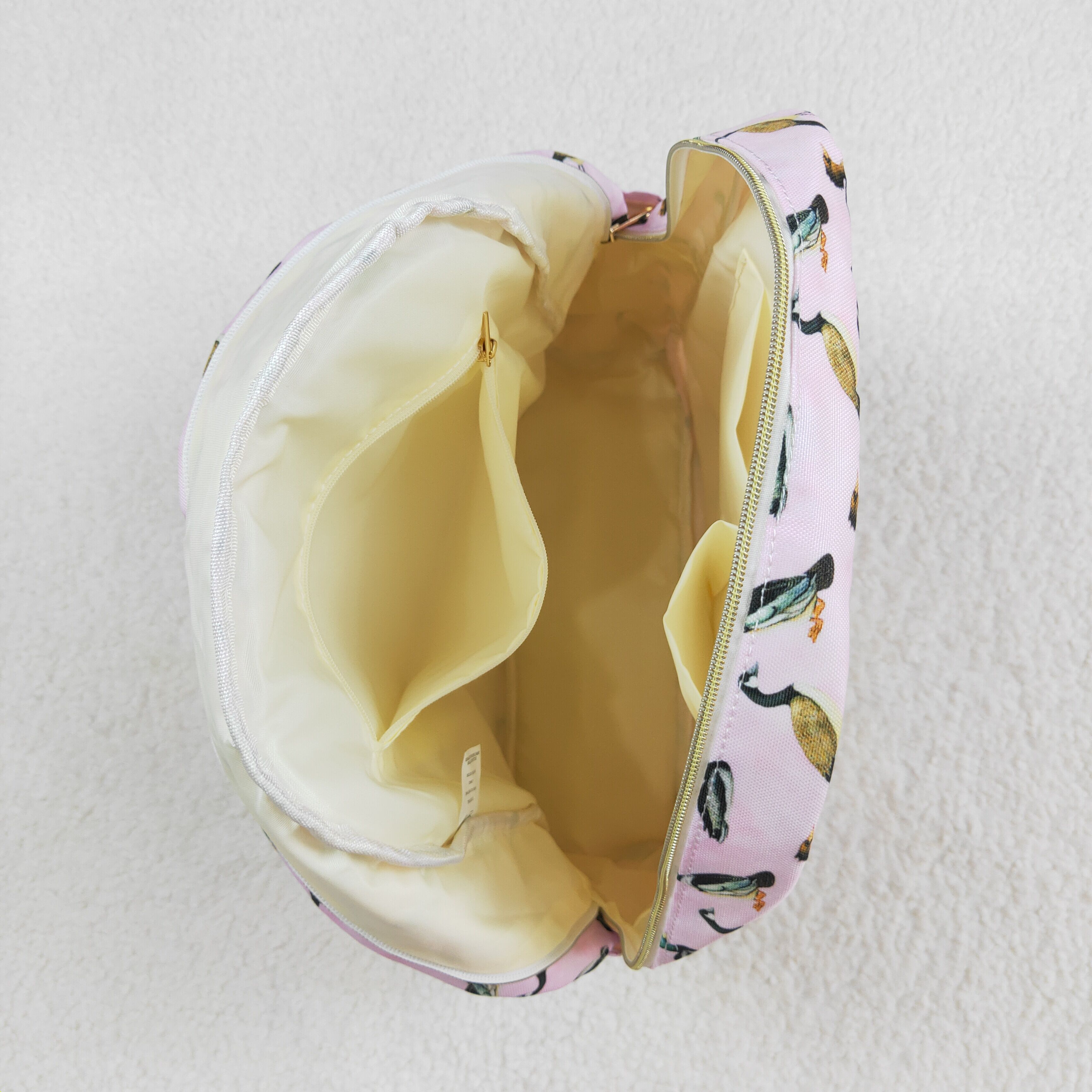 BA0203 RTS toddler backpack mallard baby girl gift preschool bag Size:13.2*17*5 Iinches