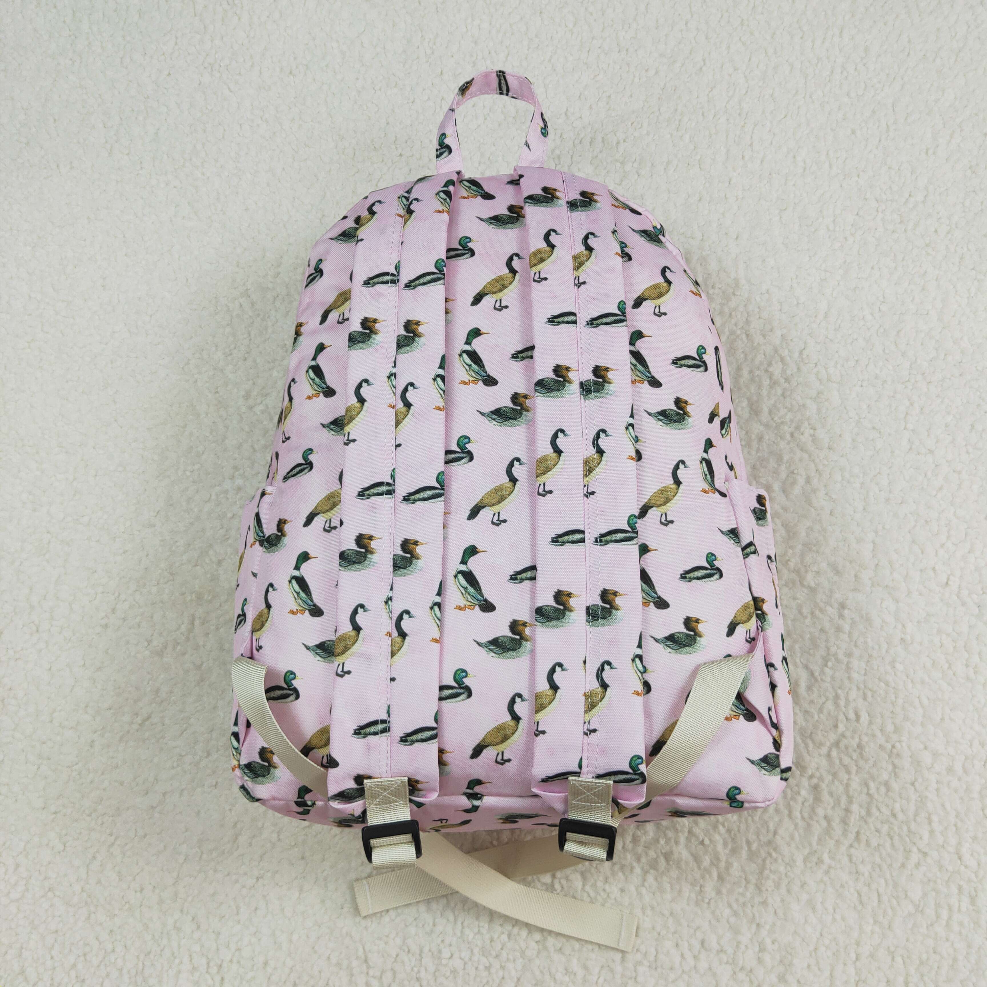 BA0203 RTS toddler backpack mallard baby girl gift preschool bag Size:13.2*17*5 Iinches