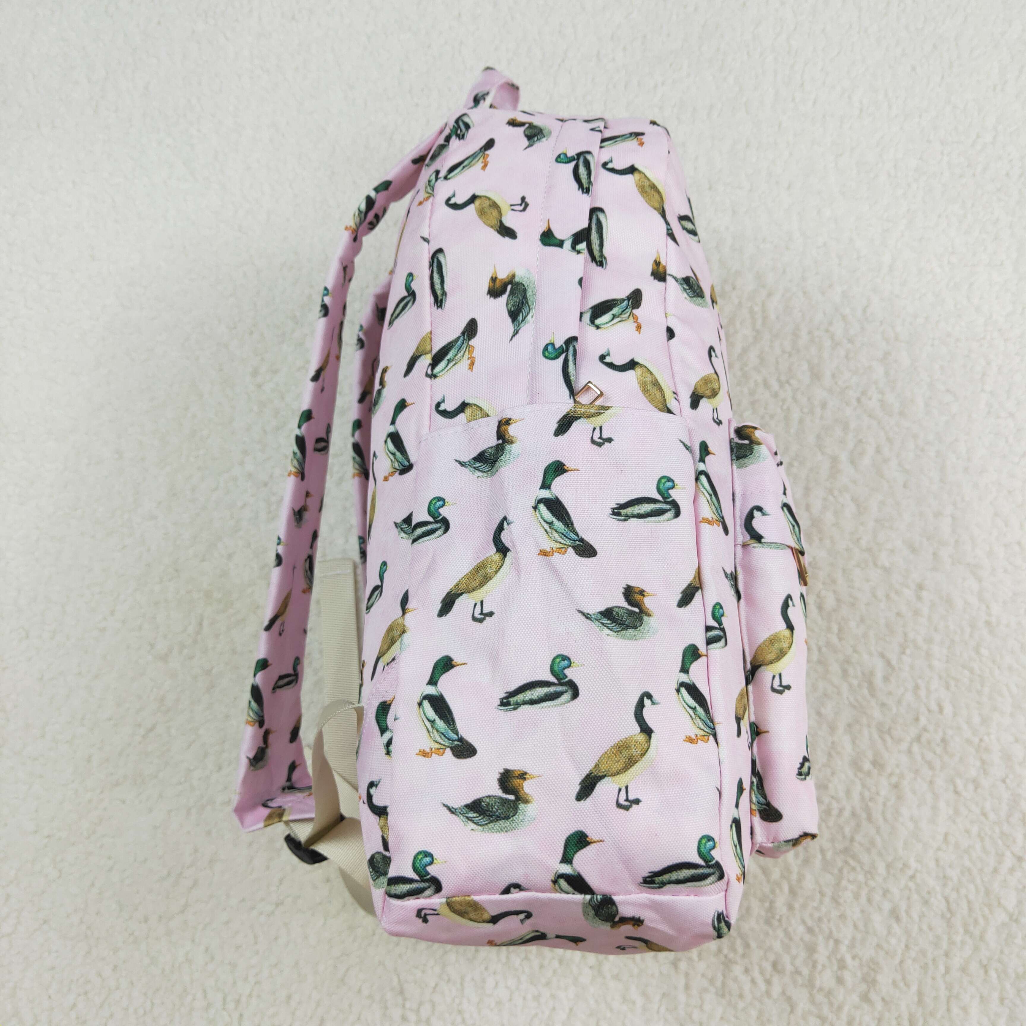 BA0203 RTS toddler backpack mallard baby girl gift preschool bag Size:13.2*17*5 Iinches