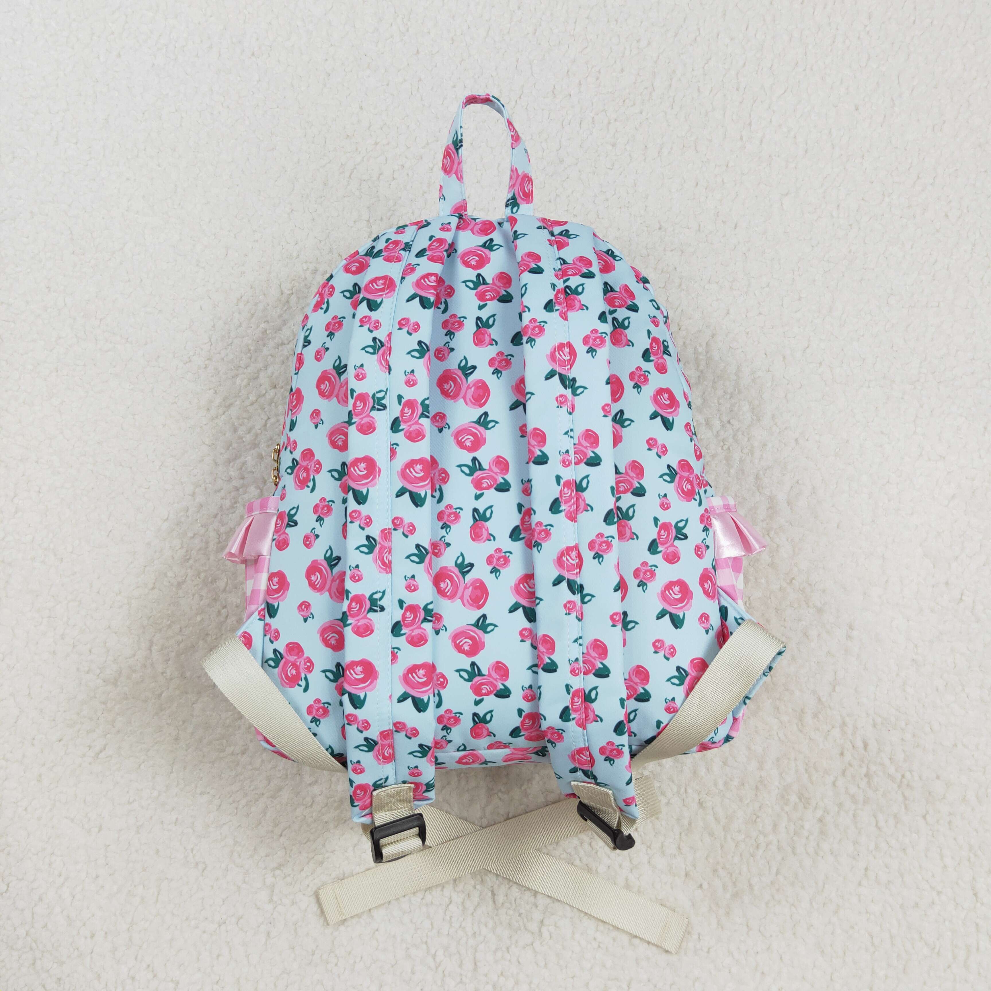 BA0217 RTS toddler backpack pink floral kids gift back to school bag travel bag