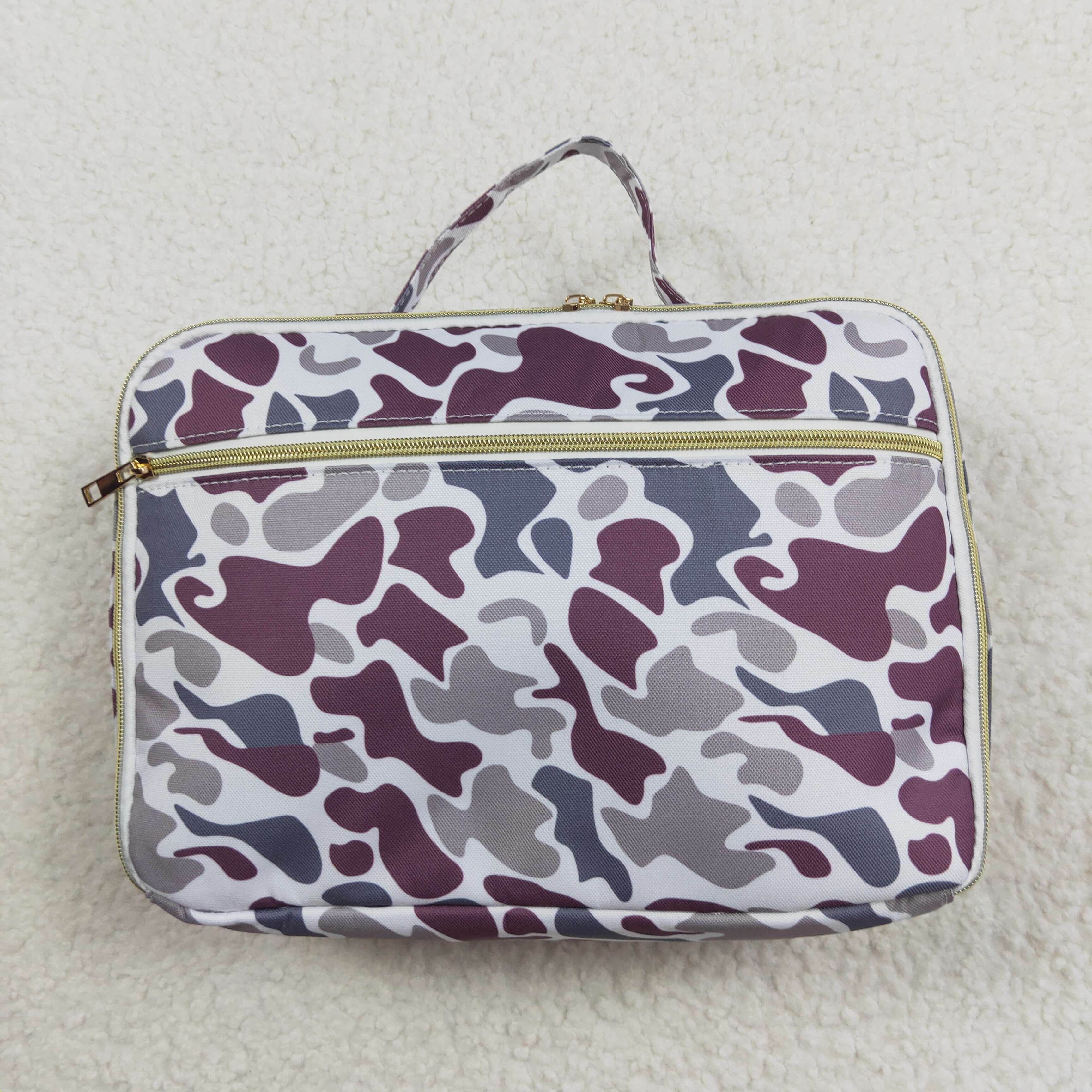 BA0227 RTS baby  bag camouflage baby lunch box  bag Size: 8.66*7.87*2.75 inches