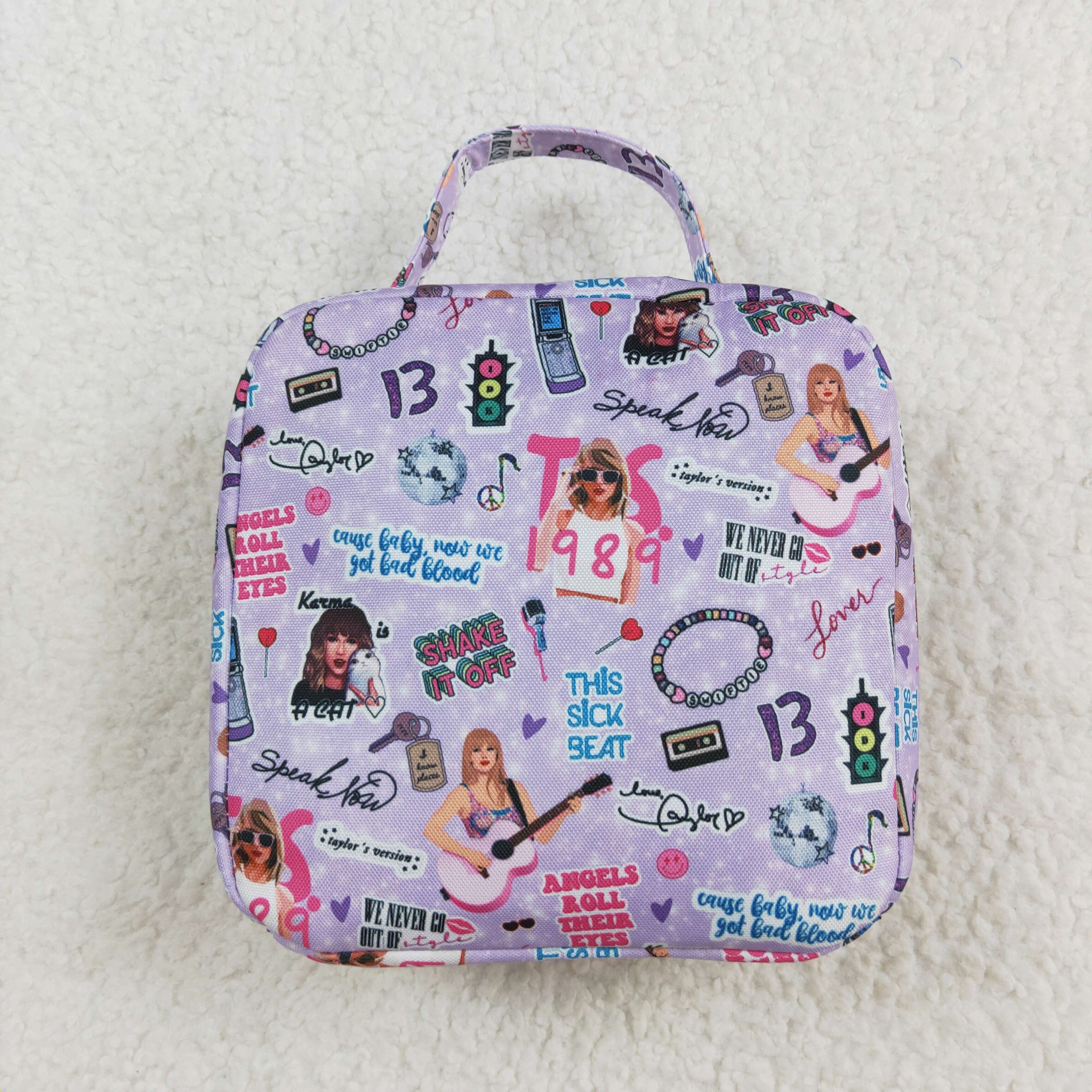 BA0229 RTS baby  bag 1989 singer  baby lunch box  bag Sizes:8.3 Inches*8.5inches*3.5 inches