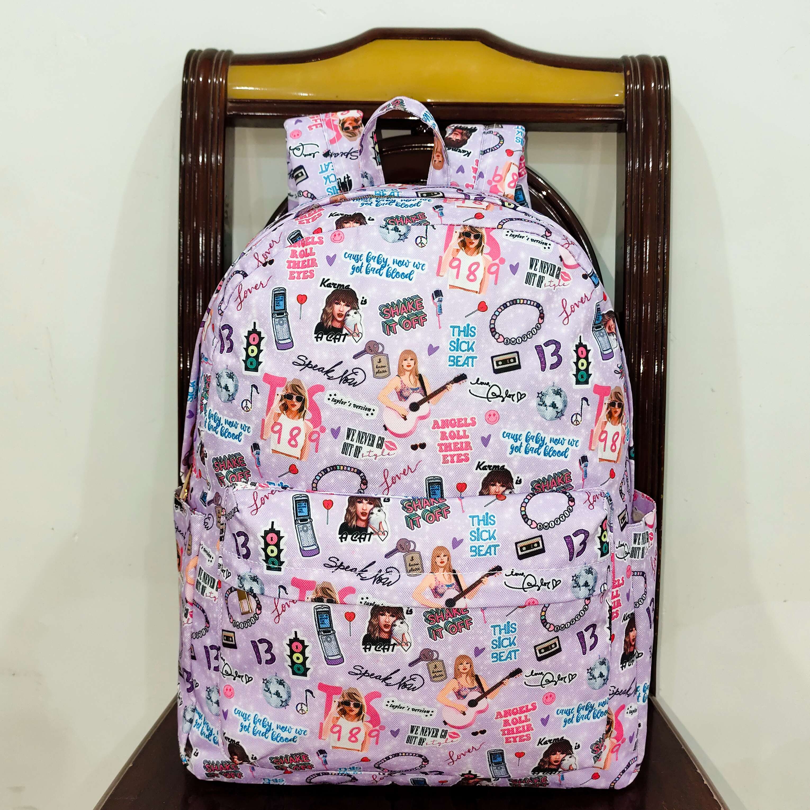 BA0238 RTS toddler backpack flower girl gift back to school preschool bag singer 1989 backpack  Sizes:13.2*17*5 Iinches
