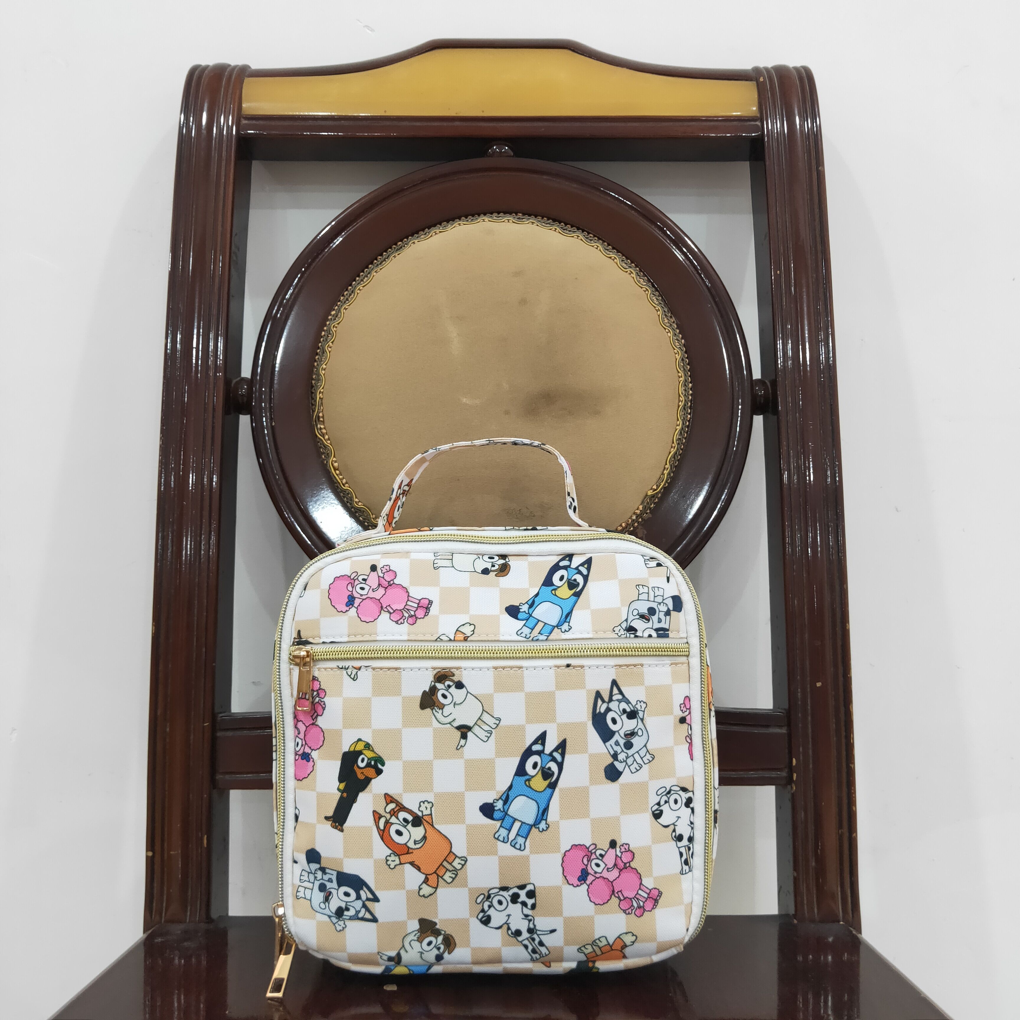 BA0250 RTS baby  bag cartoon dog baby lunch box  bag SIZES:8.3 INCHES*8.5INCHES*3.5 INCHES