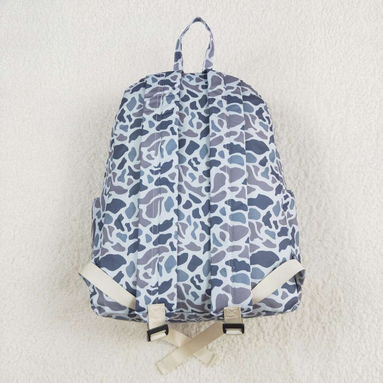 BA0261 RTS toddler backpack grey camo print baby  gift preschool bag 