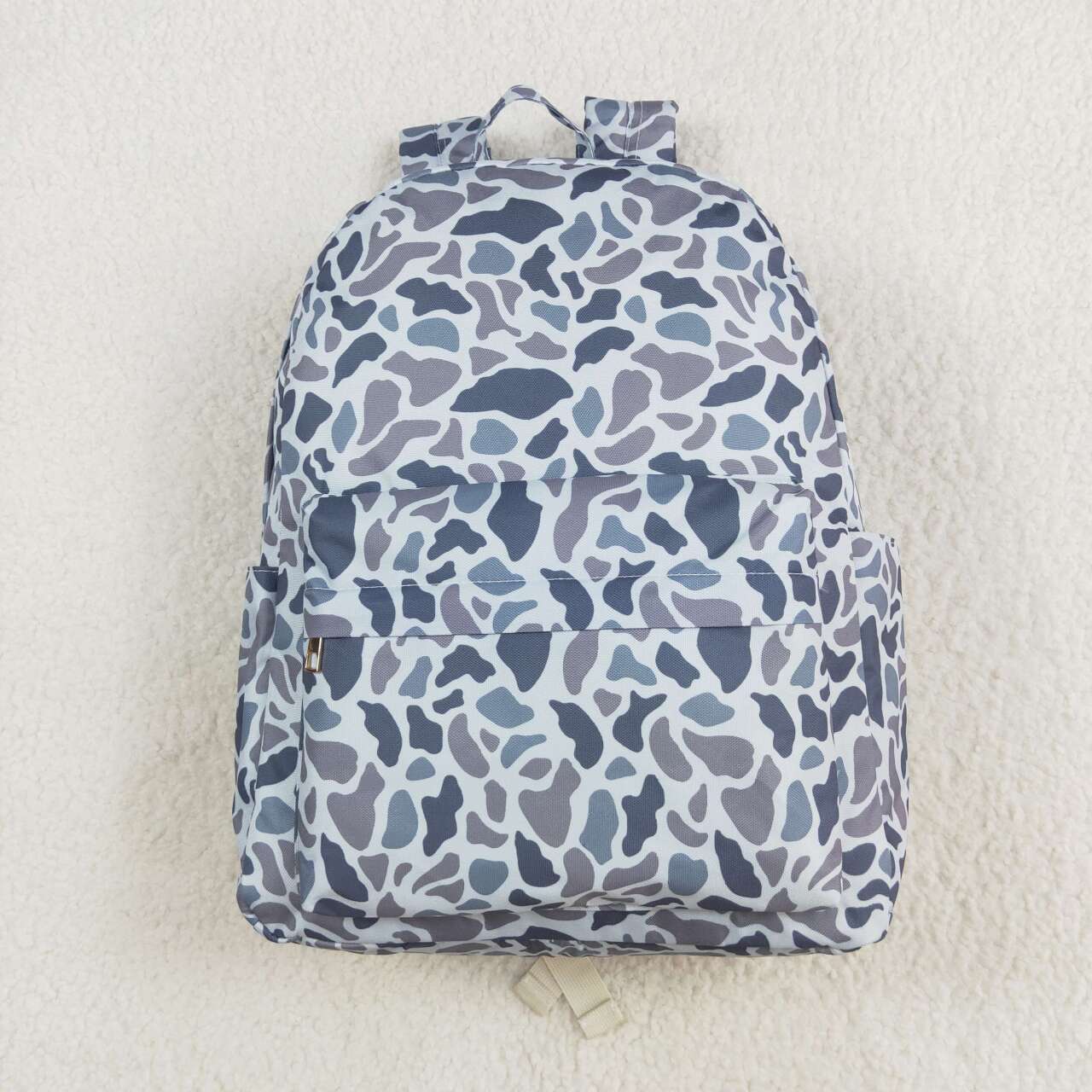 BA0261 RTS toddler backpack grey camo print baby  gift preschool bag 