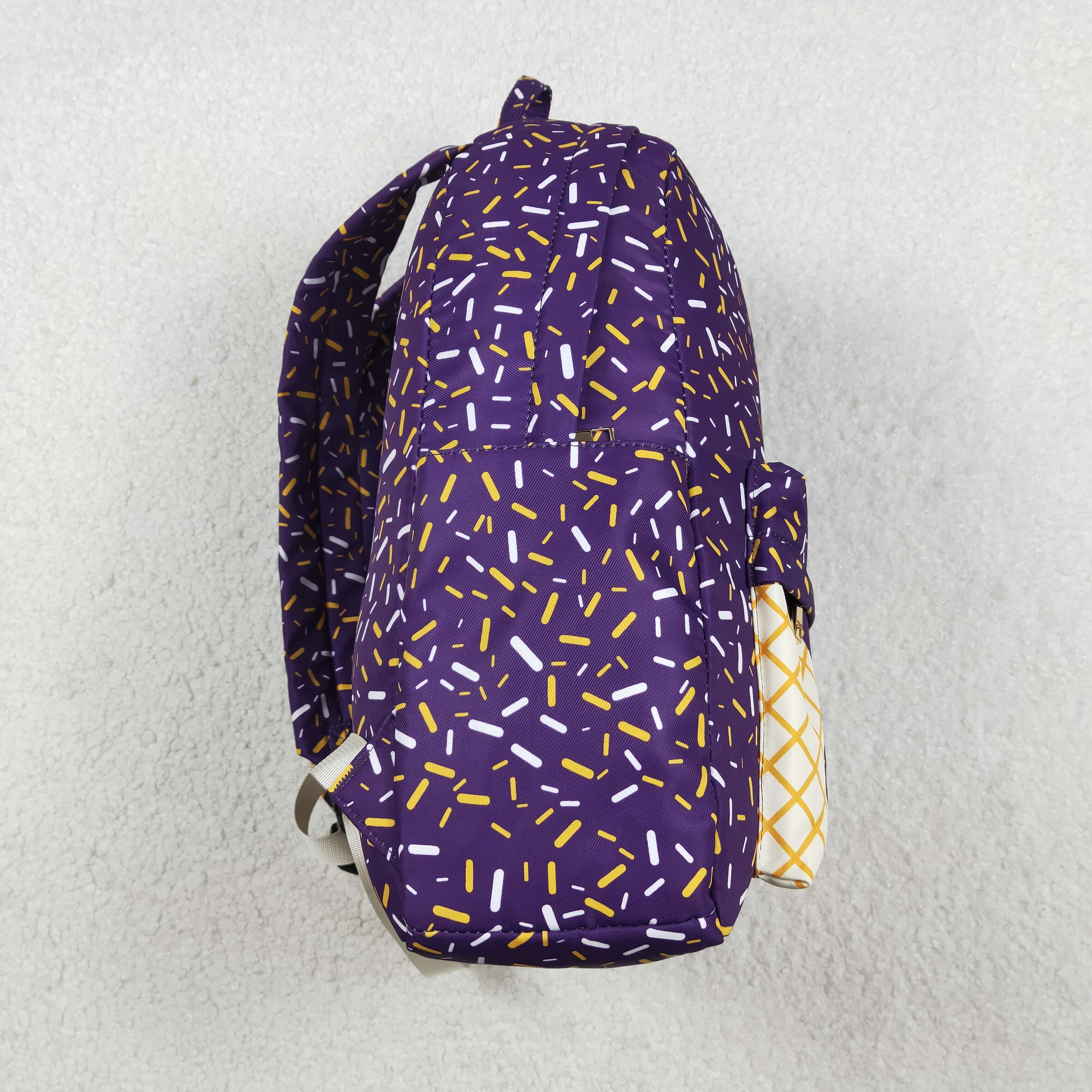 BA0327 RTS toddler backpack ice cream purple baby gift school bag