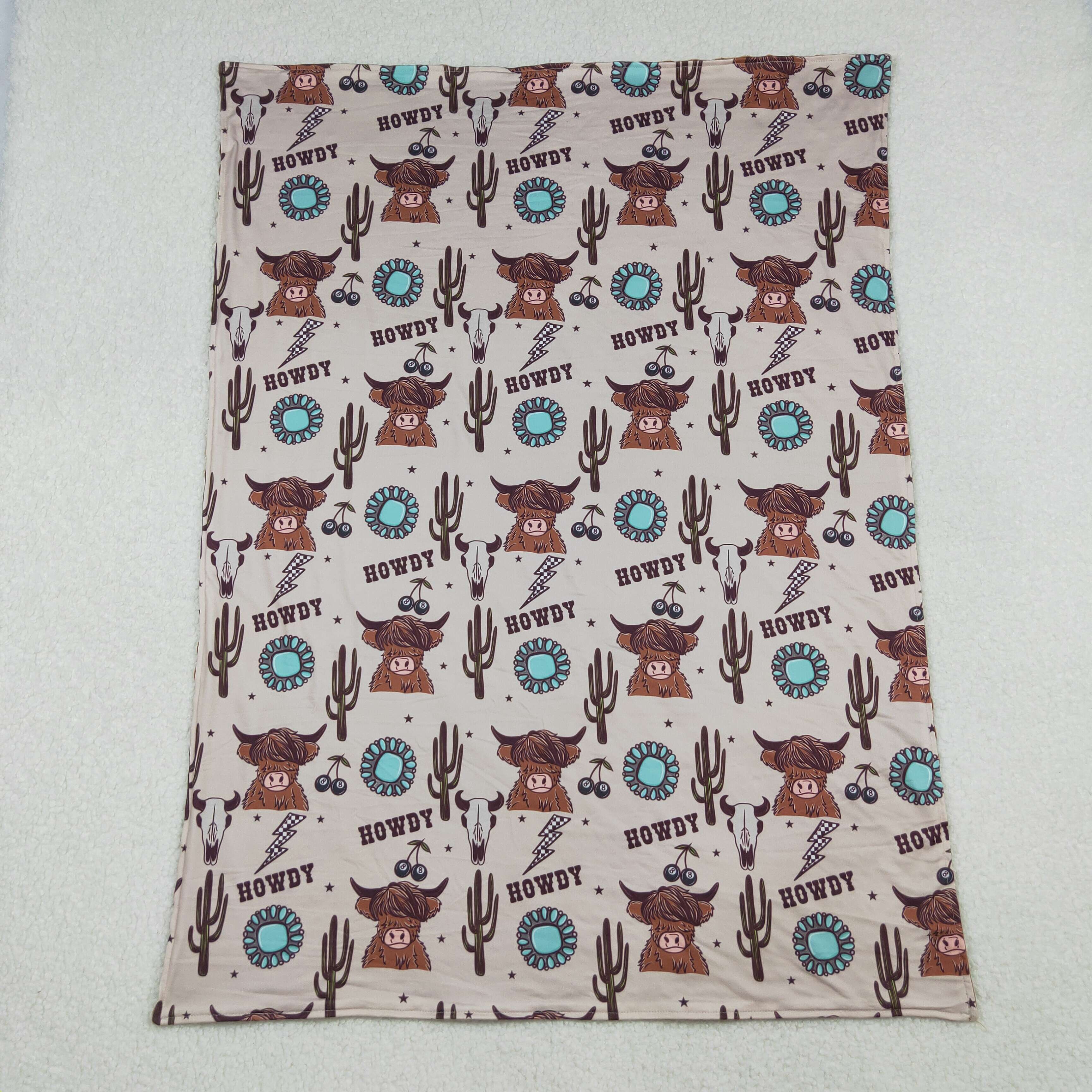 BL0153 RTS baby blanket howdy blanket minky blanket
