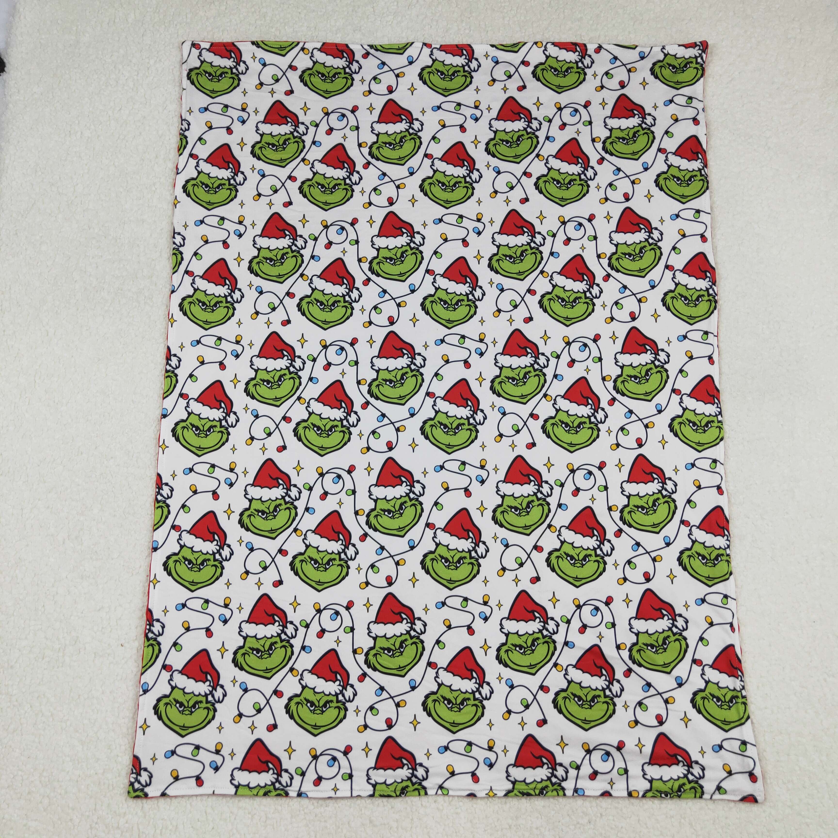 BL0222 RTS baby blanket cartoon print baby girl christmas blanket