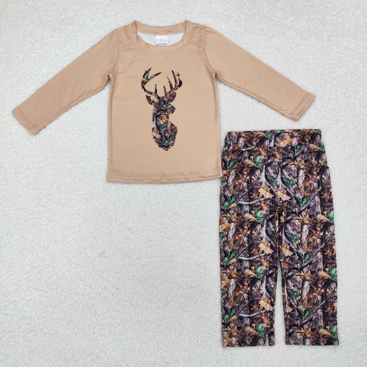BLP0615 RTS baby boy clothes deer hunting clothes boy winter outfit 