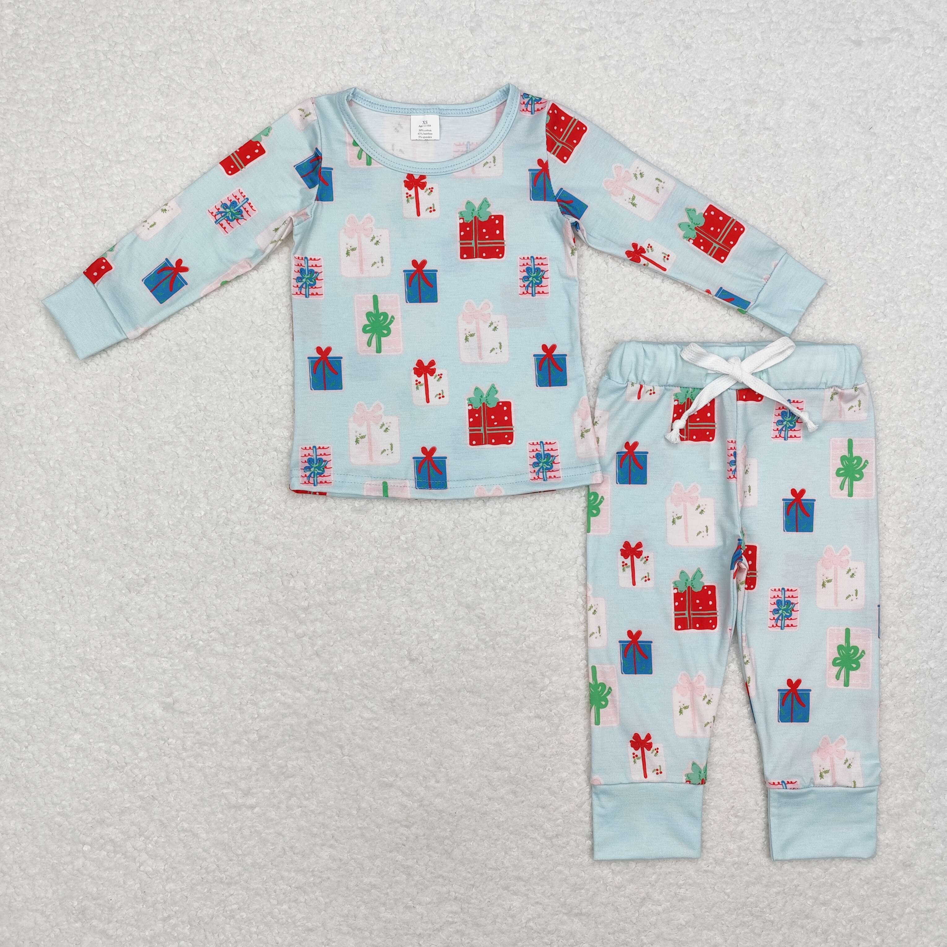 BLP0716 RTS  toddler boy clothes gifts boy christmas winter set BAMBOO