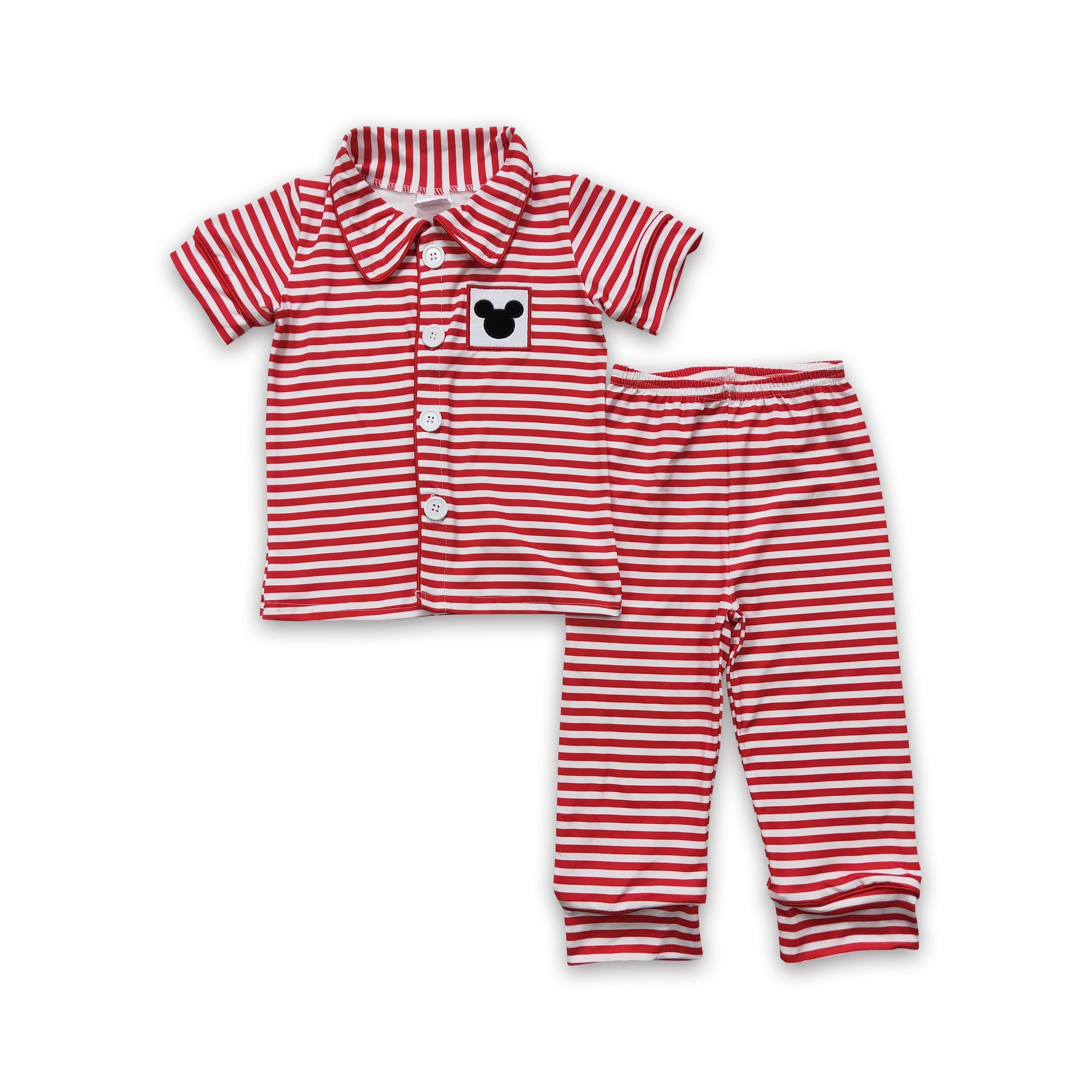 BSPO0040 baby boy clothes stripe cartoon fall spring pajamas set-promotion 2024.12.21 $5.5