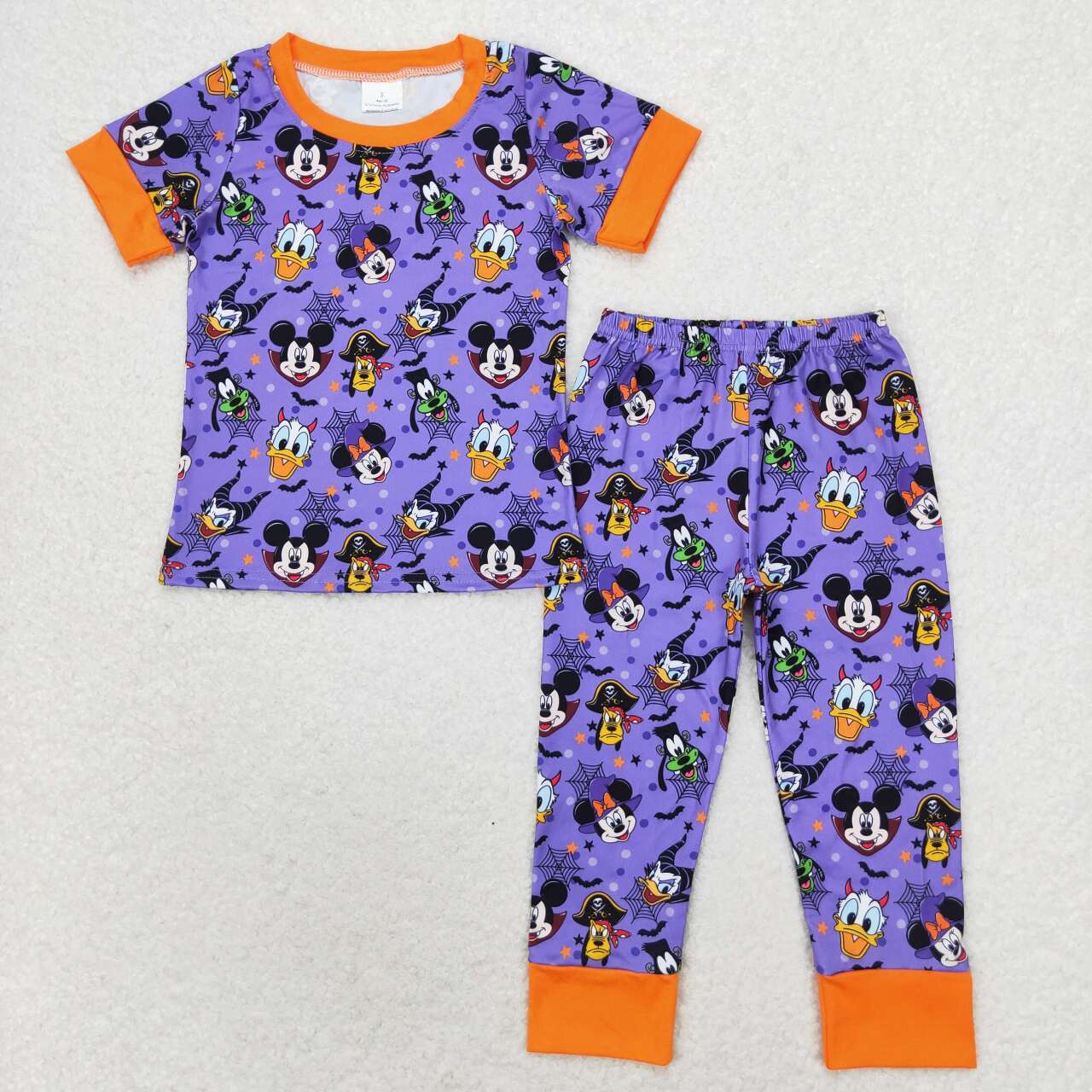 BSPO0434 RTS toddler boy clothes cartoon boy halloween pajamas outfit