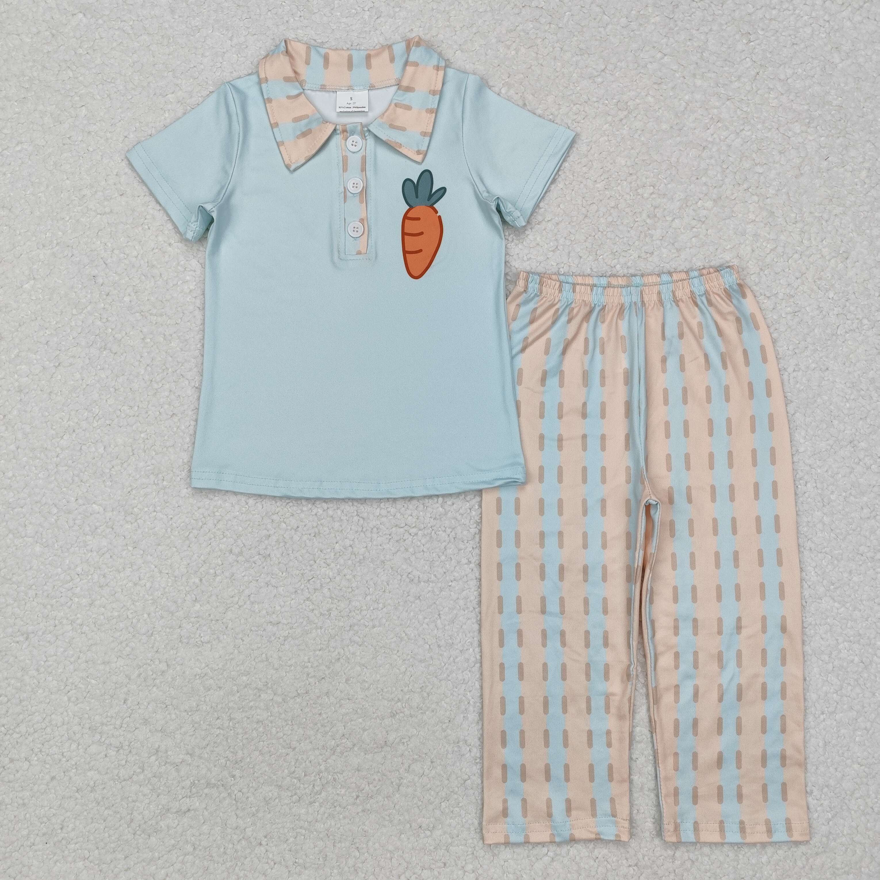 BSPO0528 RTS  toddler boy clothes rabbit boy easter fall spring set