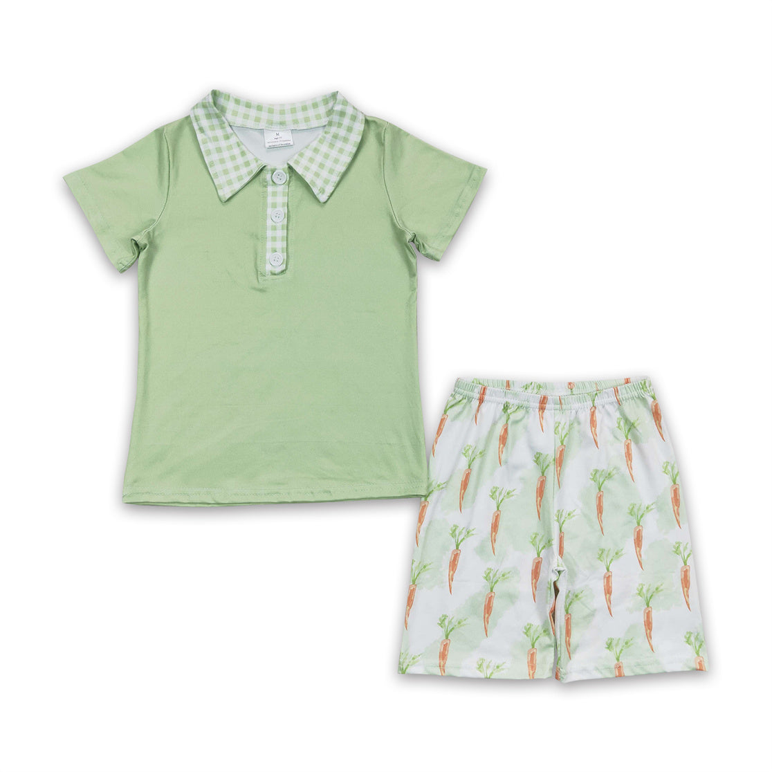BSSO0095 baby boy clothes green easter outfits-promotion $5.5 2026.1.31