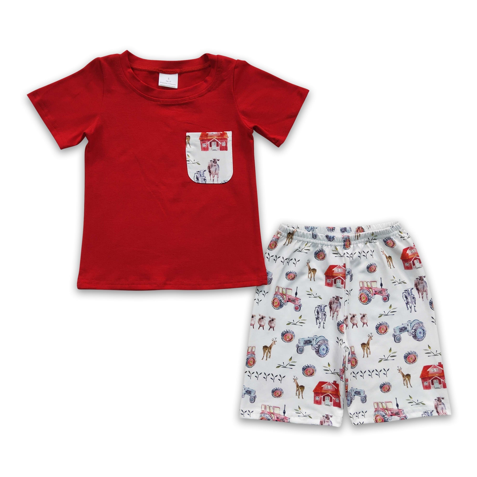 BSSO0120 baby boy clothes  summer outfits baby shorts set-promotion 2025.5.10 $5.5