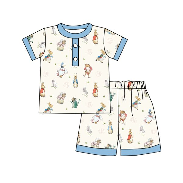 BSSO0123 baby boy clothes  summer outfits bunny easter outfit-promotion $5.5 2026.2.28