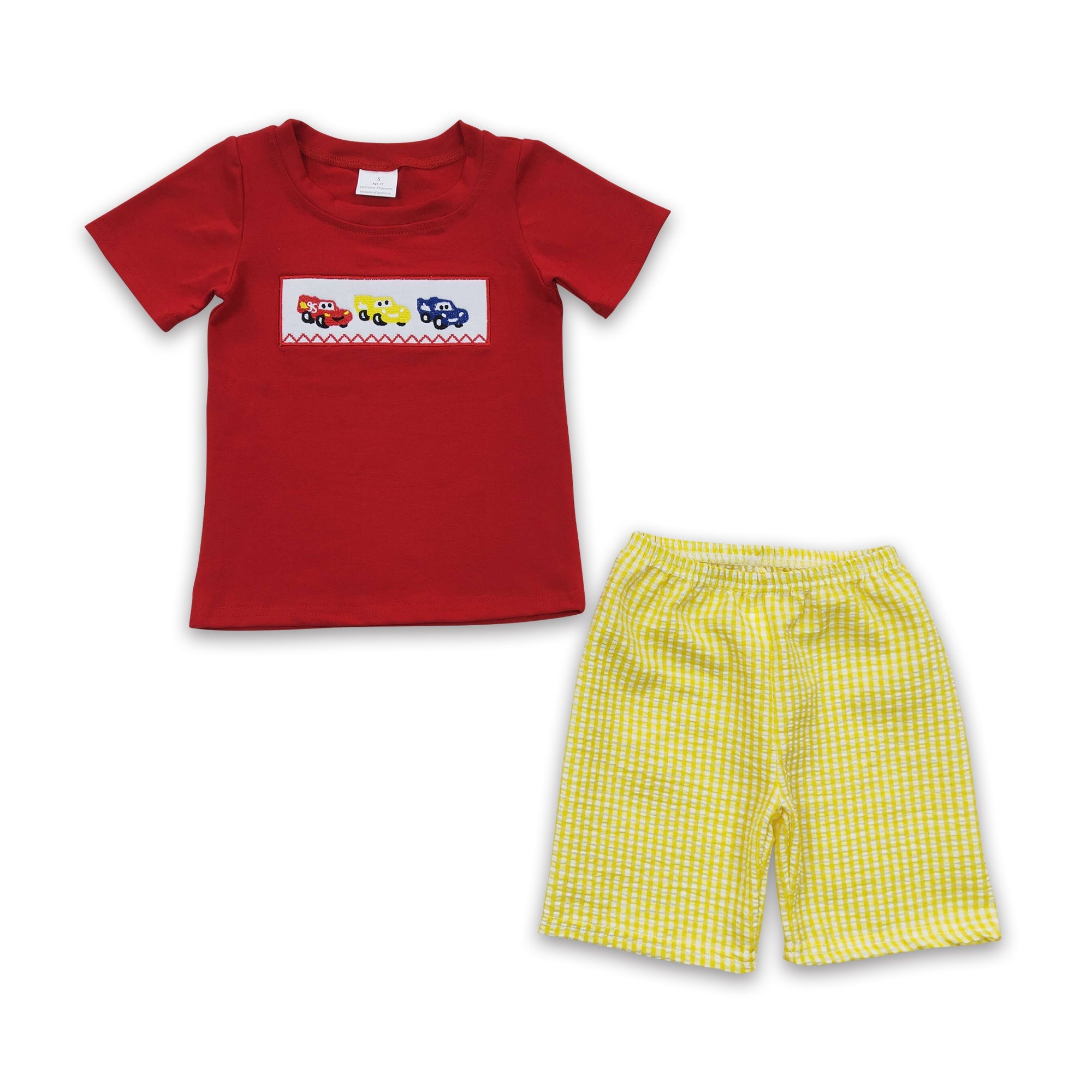 BSSO0133 kids clothes boys embroidery summer outfits-promotion $5.5 2026.3.14