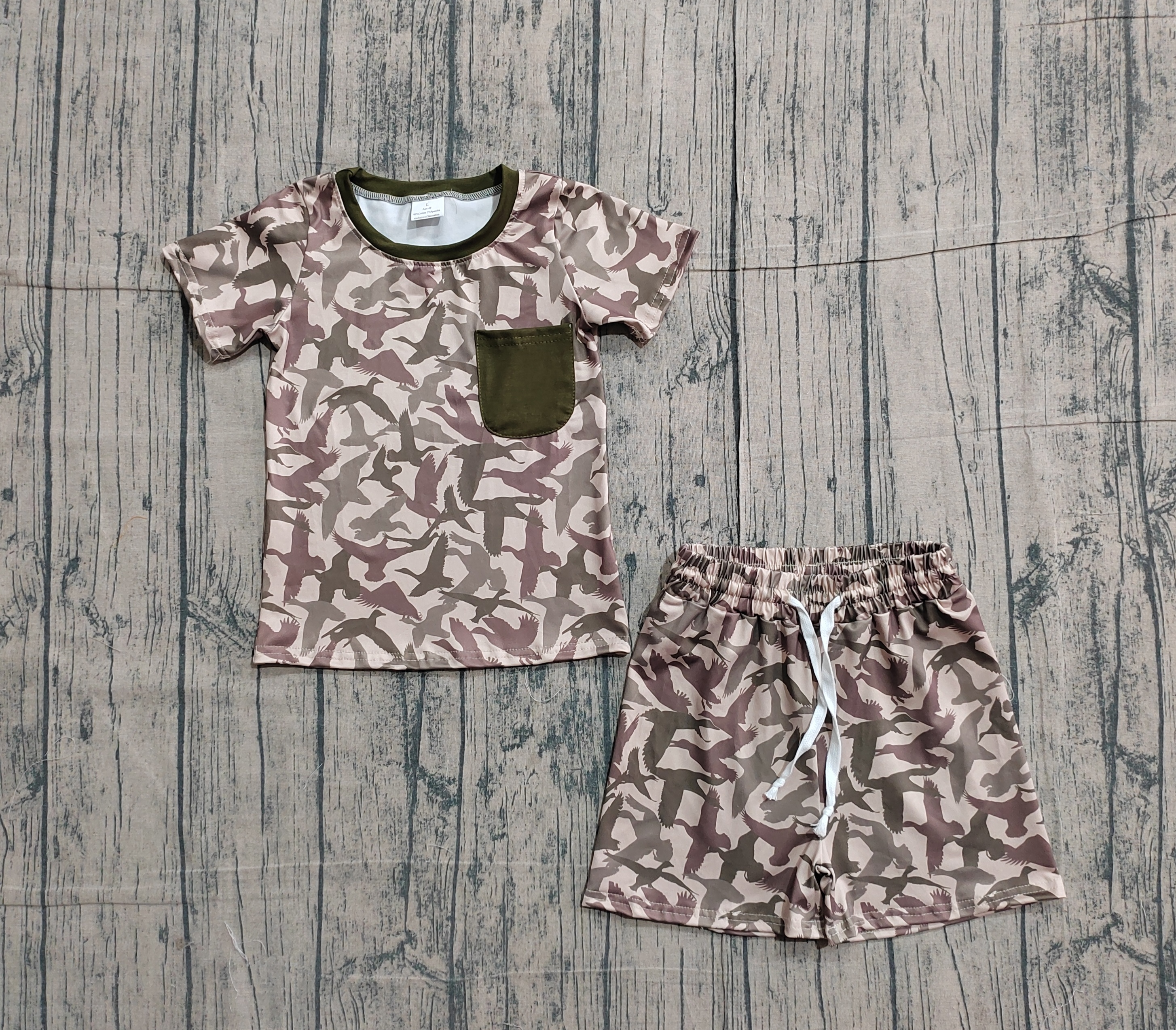 BSSO1795 pre-order baby boy clothes camo print toddler boy summer outfit-real pic 2026.1.22 