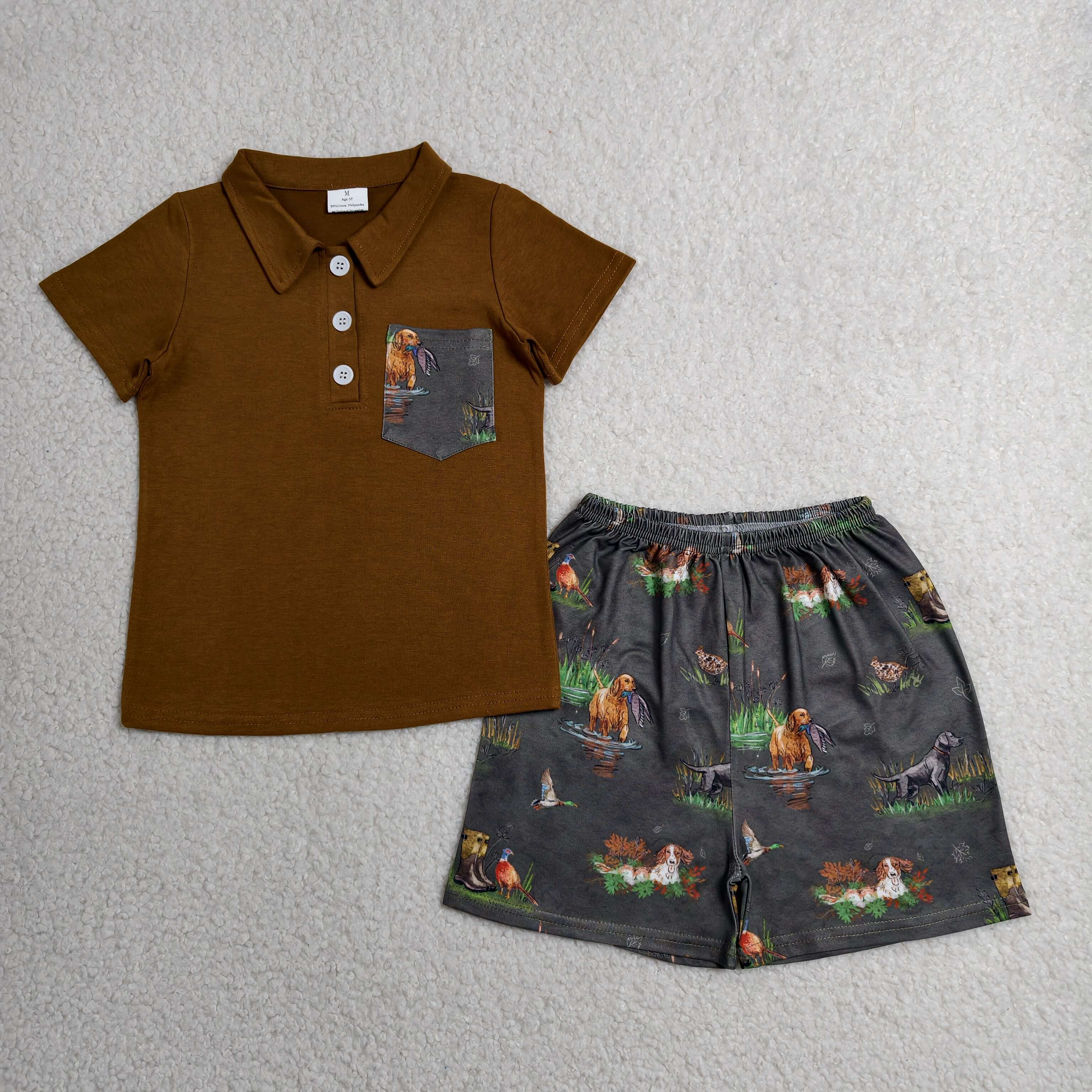 BSSO2014  RTS  kids clothes found boys summer outfit boy summer shorts set