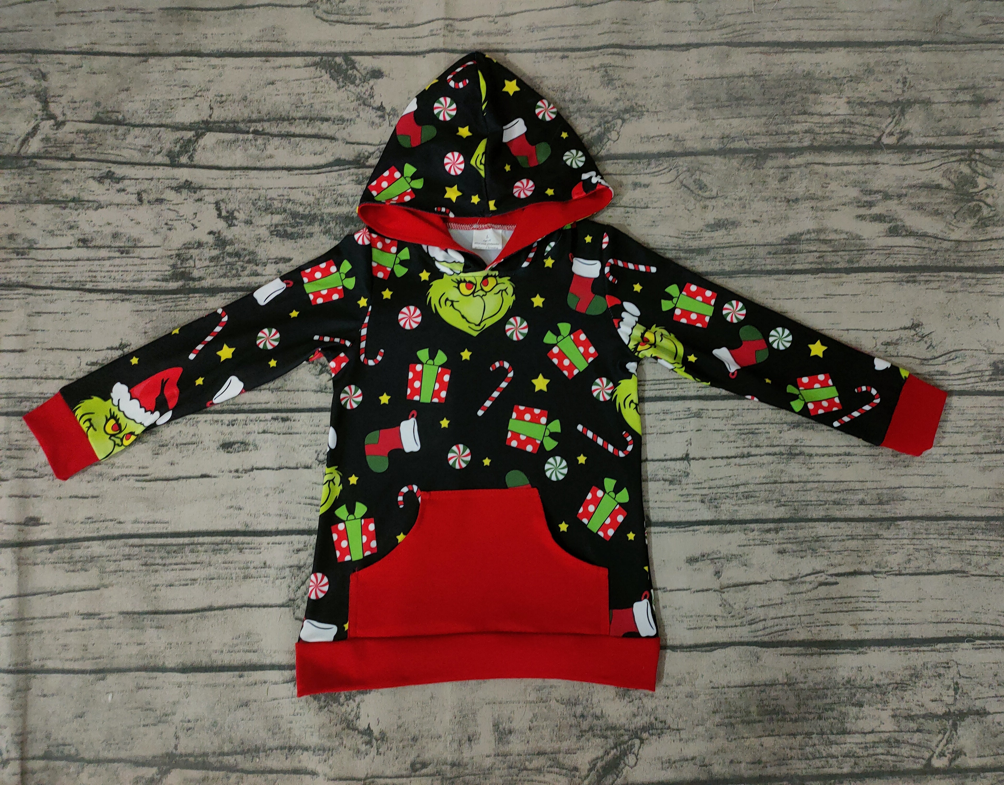 BT0069 baby boy clothes cartoon christmas hoodies top-promotion 2024.11.16 $5.5