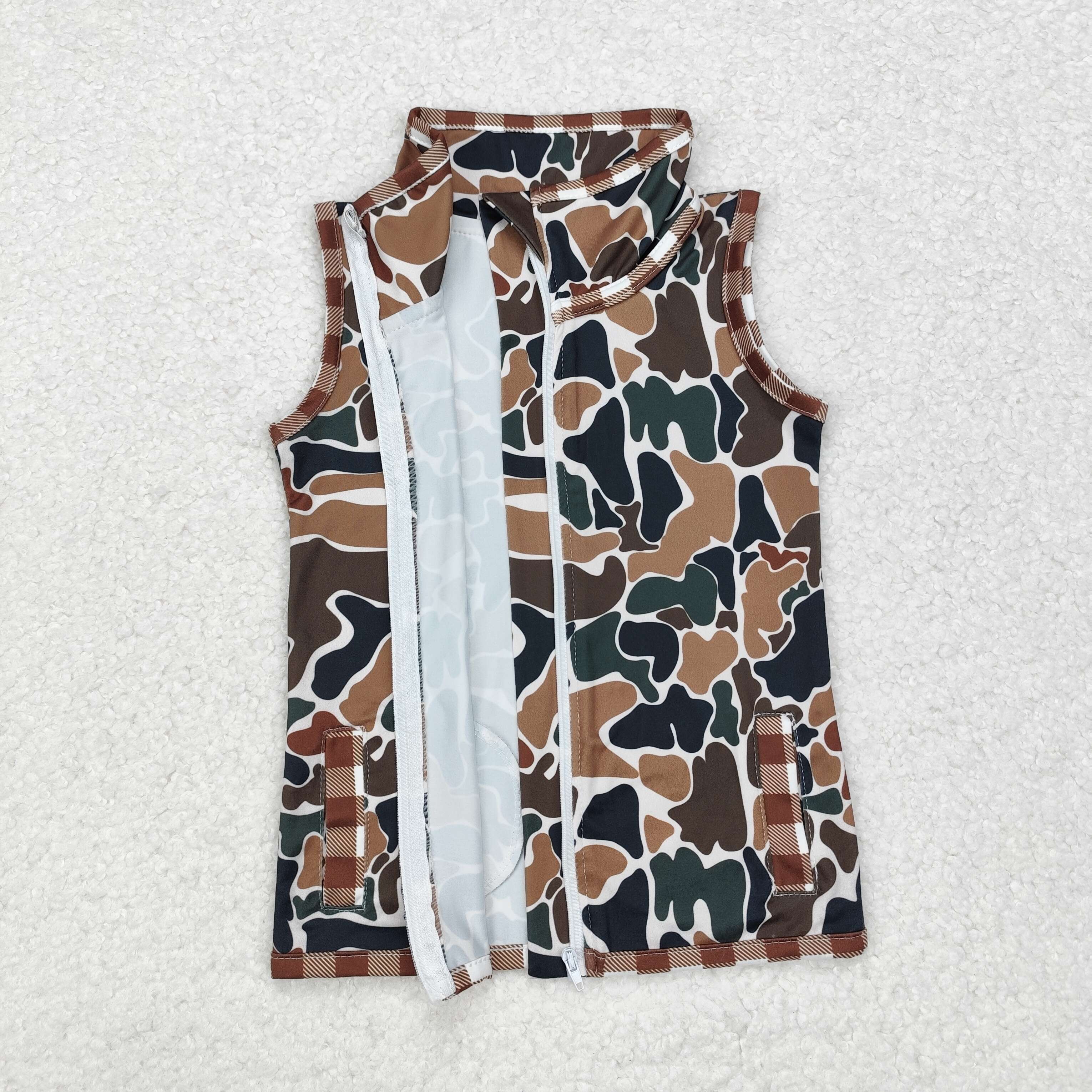 BT0856 RTS toddler boy clothes camouflage boy  winter top jacket