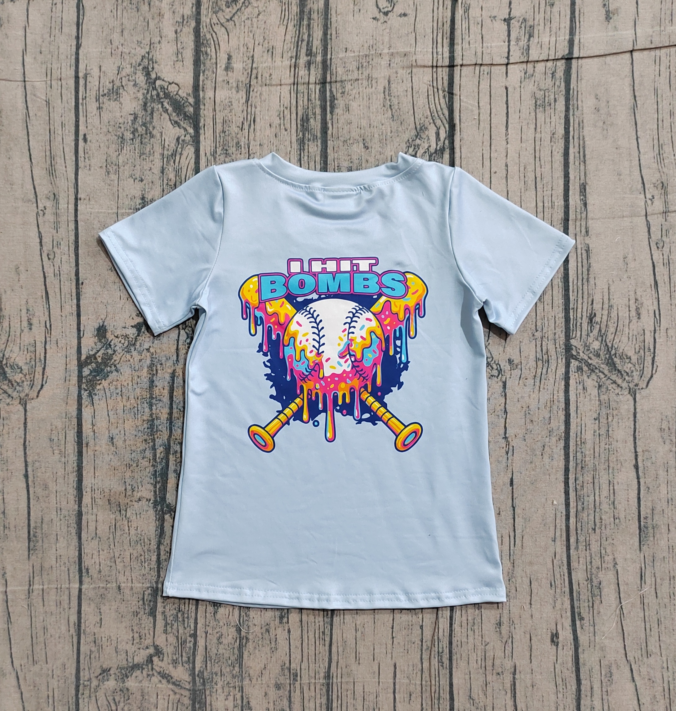 BT1251 pre-order  toddler boy clothes baseball boy summer top shirt-real pic 2026.3.20 