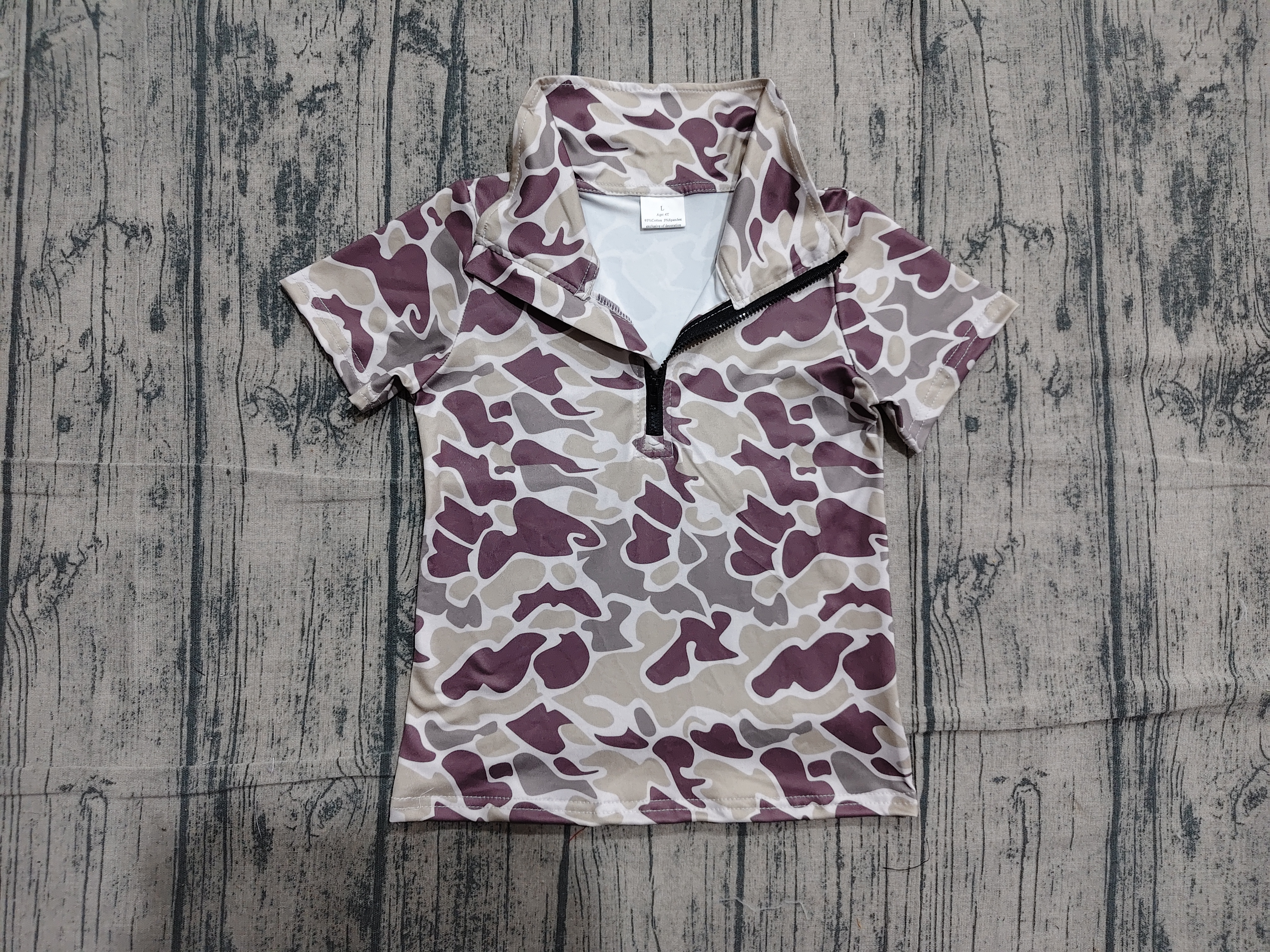  BT1727 pre-order  toddler boy clothes camo print boy summer top shirt-real pic 2026.4.23
