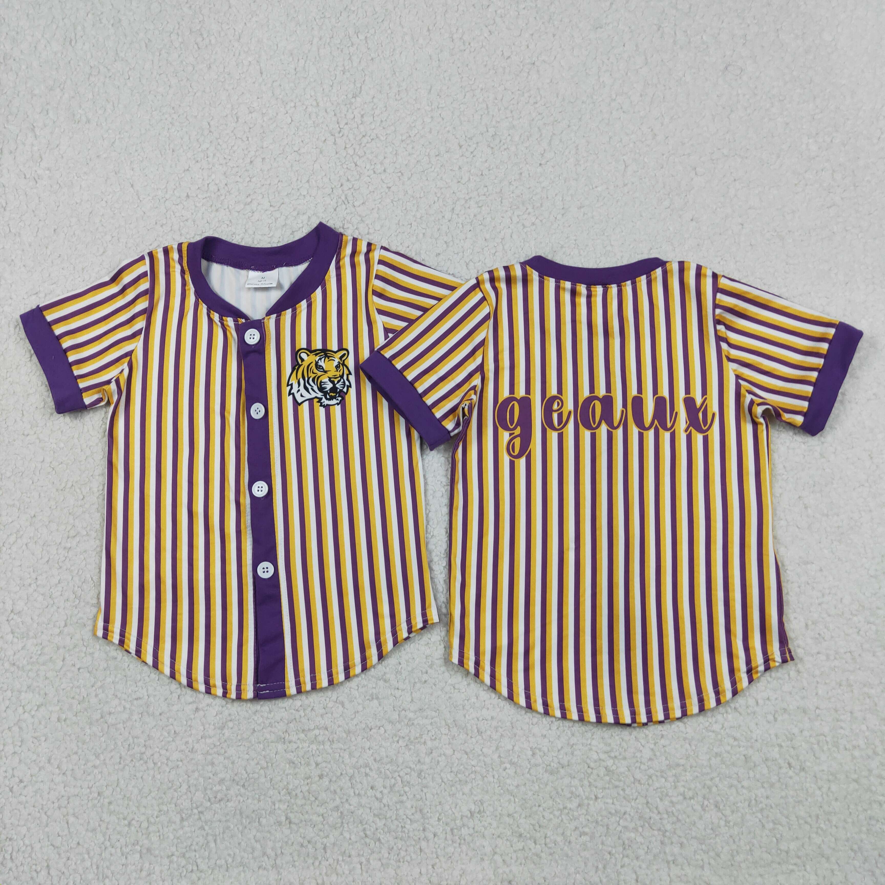 BT1745 RTS toddler boy clothes state print boy summer top shirt