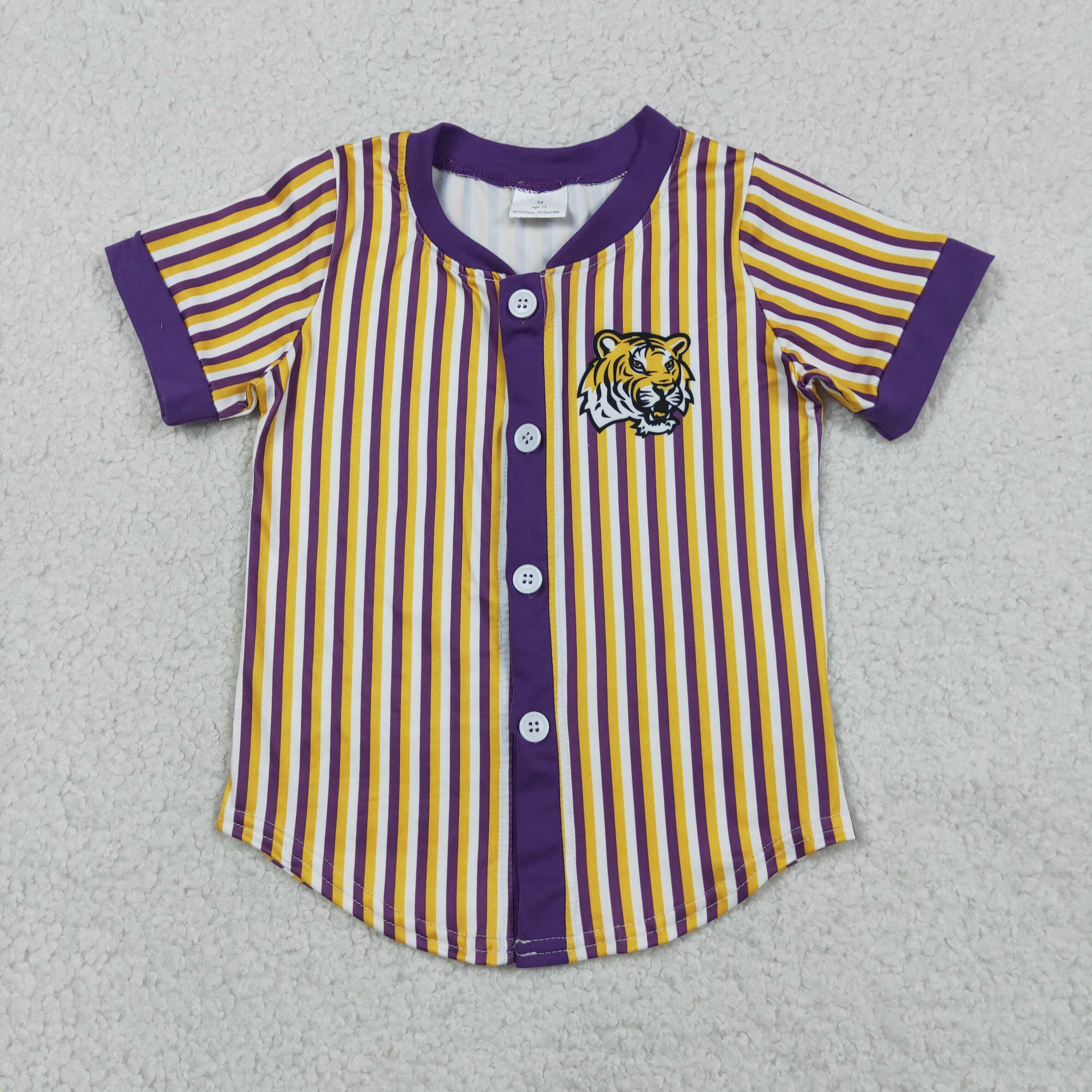 BT1745 RTS toddler boy clothes state print boy summer top shirt