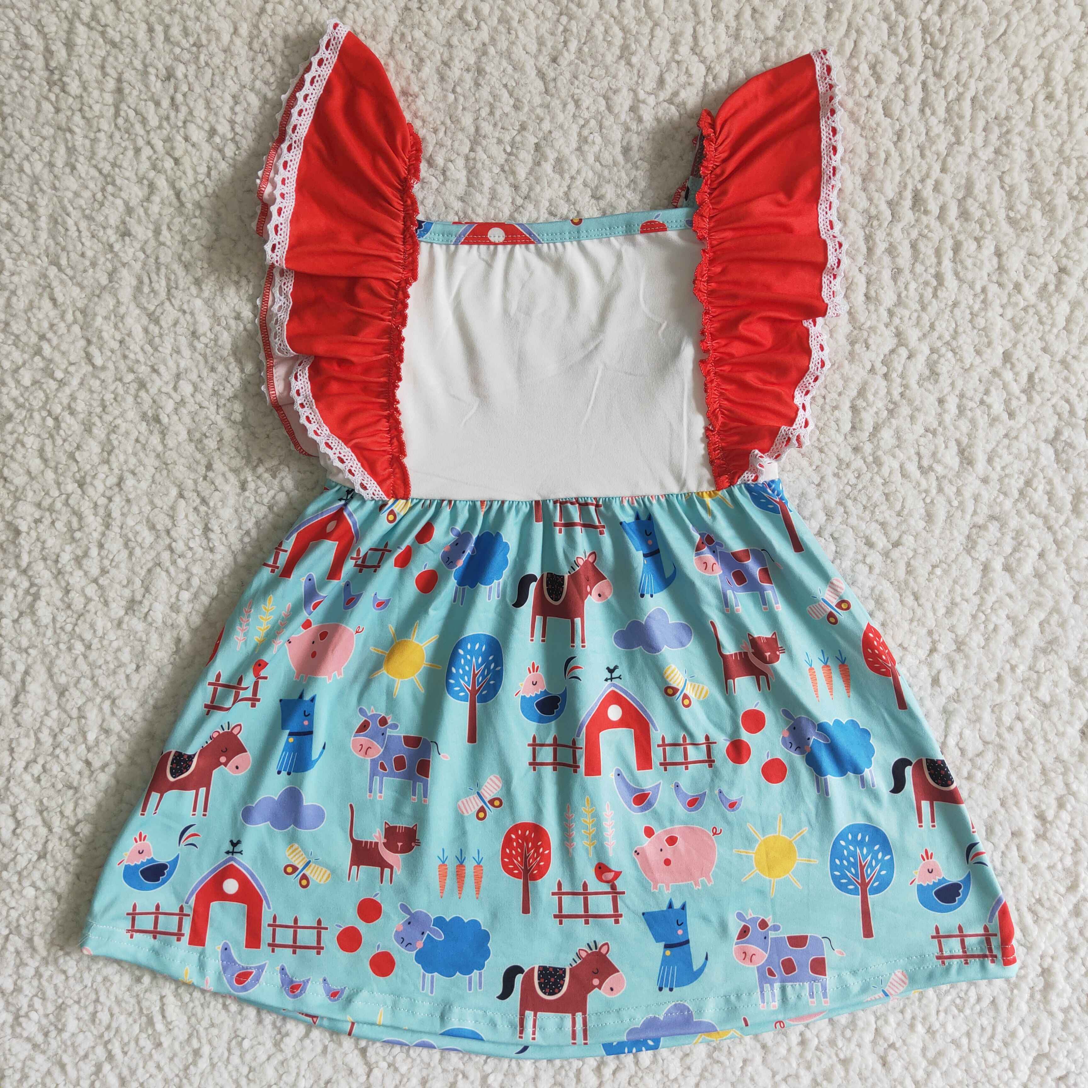 A15-4 sale farm cow house summer dress-promotion 2025.5.22 $1.99 deadline:18th June.