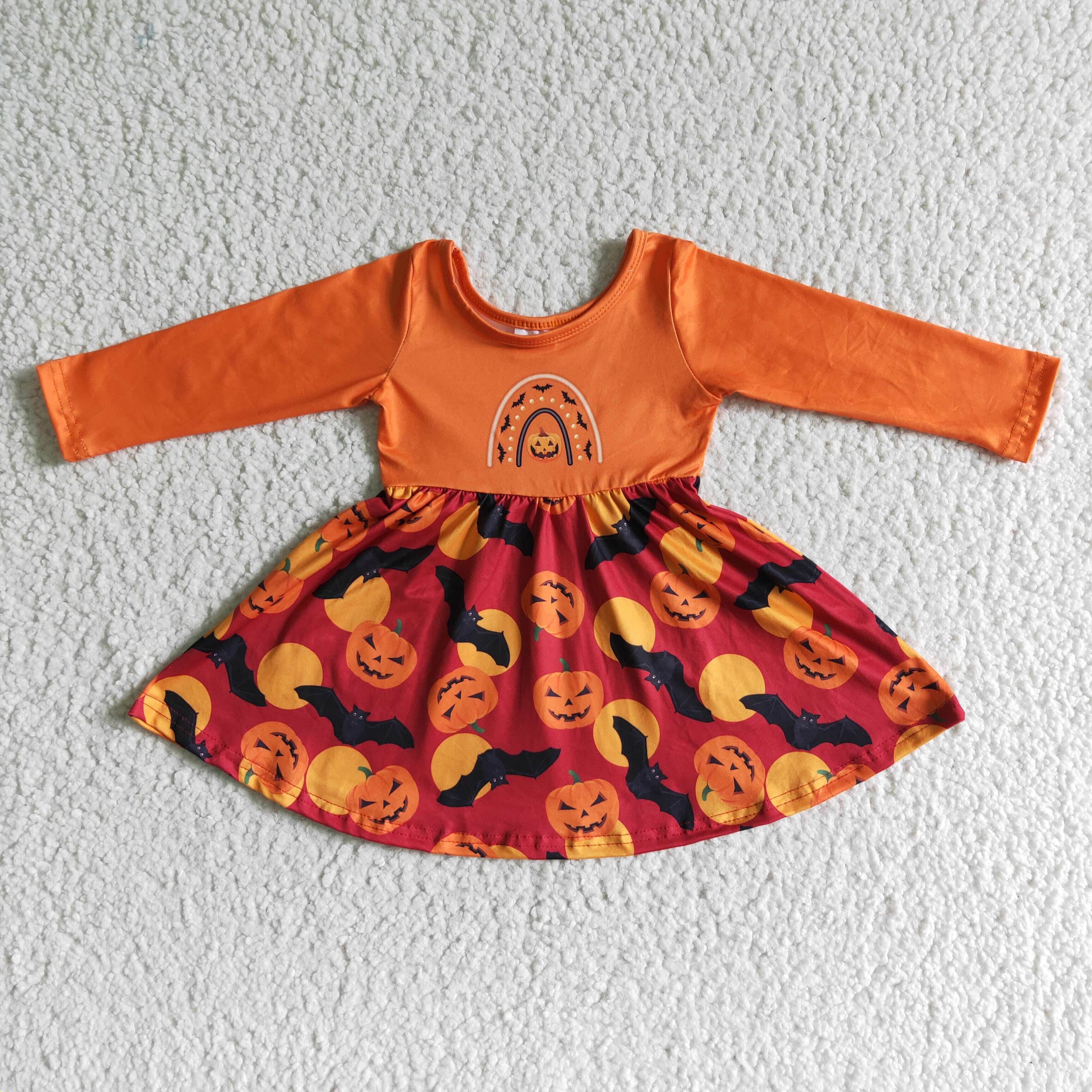 GLD0016 girl halloween dress -promotion 2024.9.21 $5.5