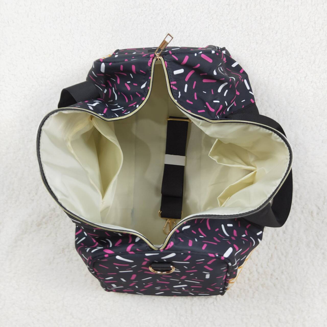 BA0303 RTS kids duffels bag hunting clothes travel bag black spray