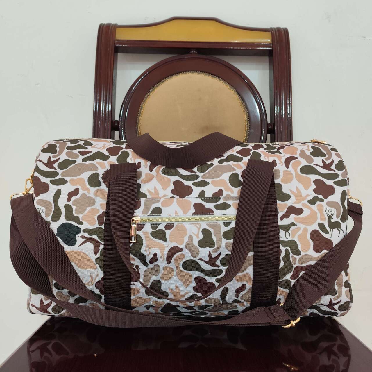 BA0287 RTS Tote bag hunting camo bag handbag deer camo duffels 1