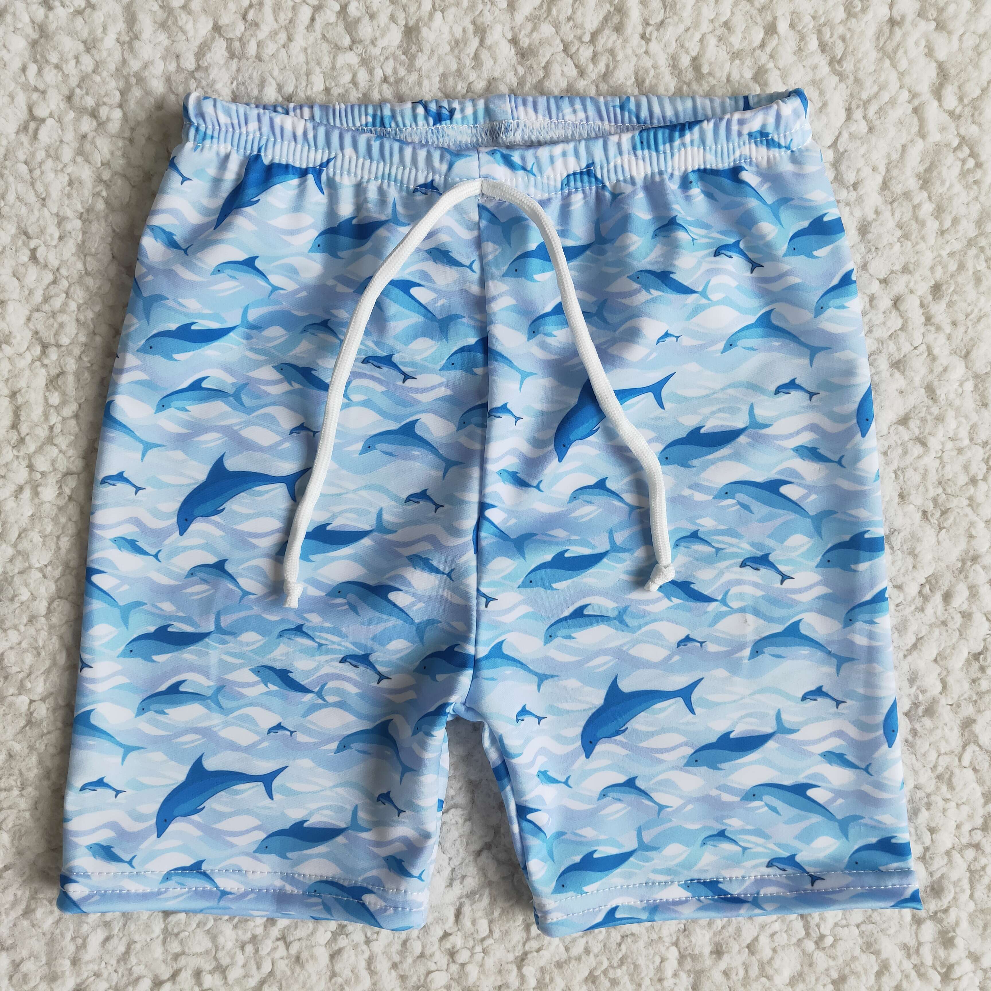 boy clothes blue swim shorts-promotion 2025.3.22 $5.5