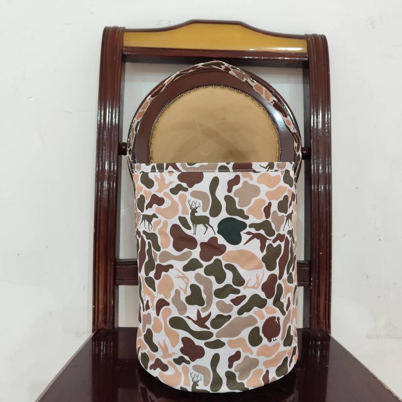 BA0289 RTS toddler bag camo deer hunting print kids basket bag 2