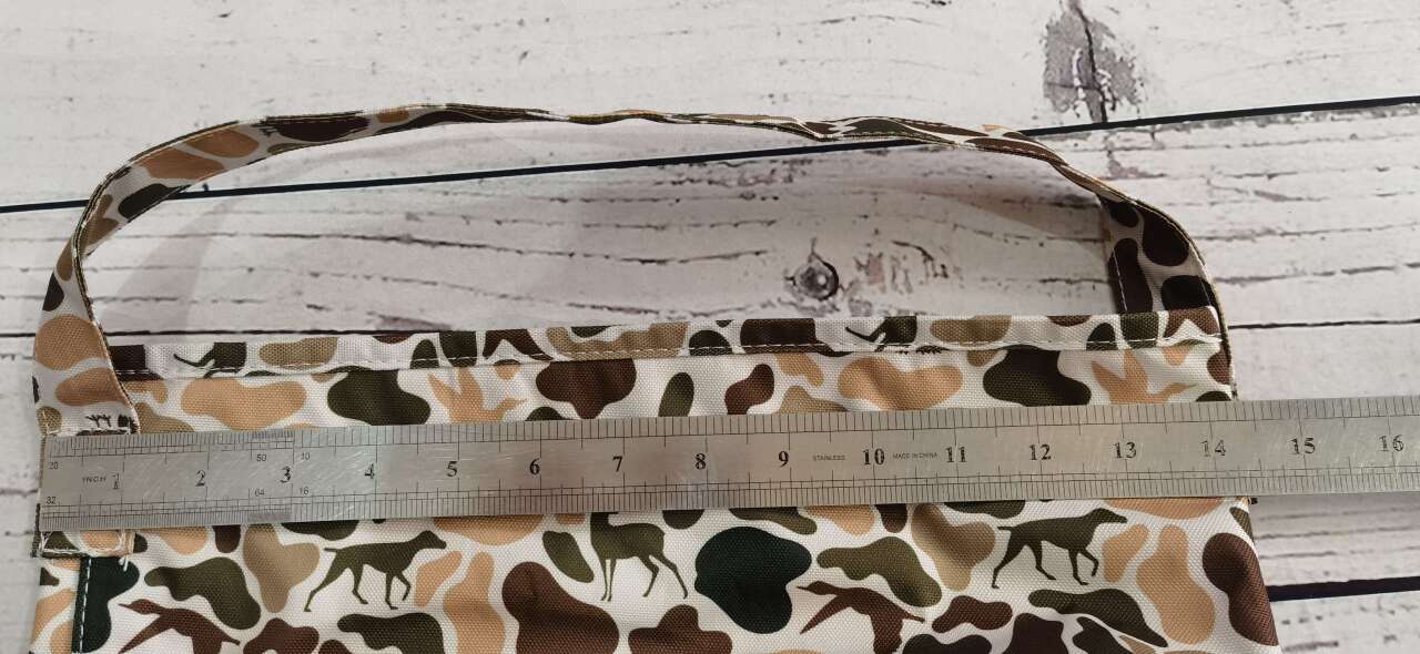 BA0289 RTS toddler bag camo deer hunting print kids basket bag 2