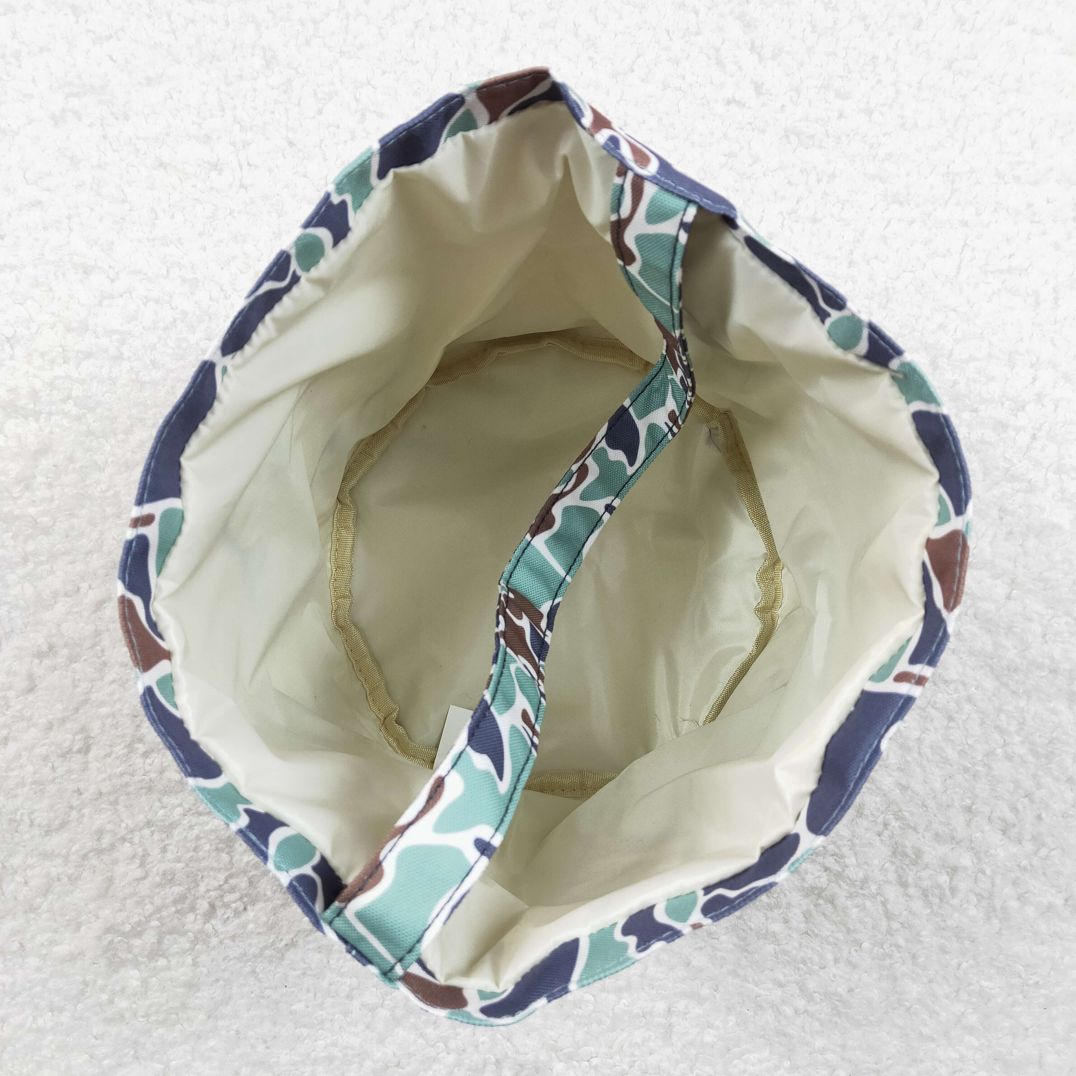 BA0157  RTS Baby toddler infant baby bunny bag pink plaid easter bag basket camo easter basket