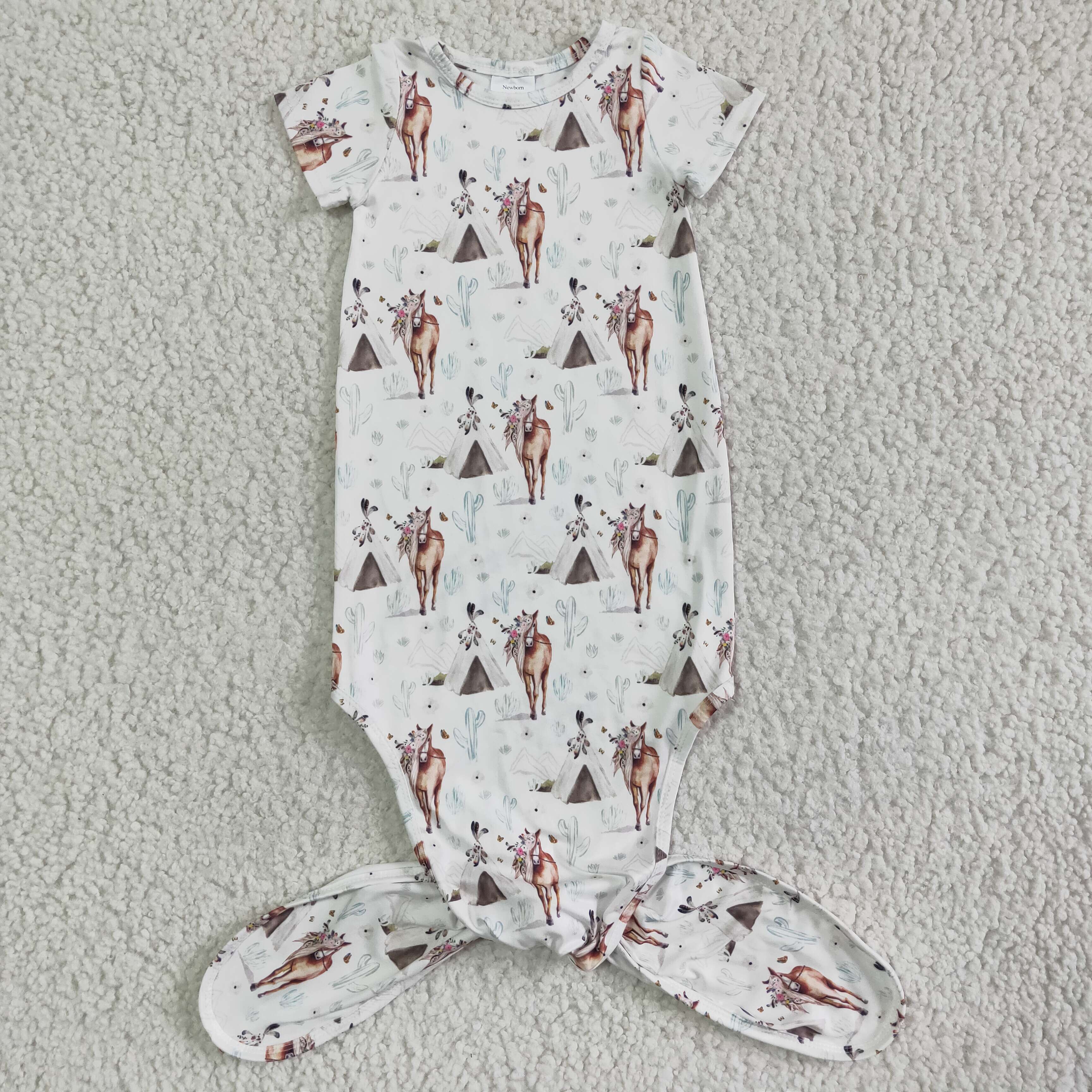NB0011 girl cow gown-promotion 2025.3.15 $5.5