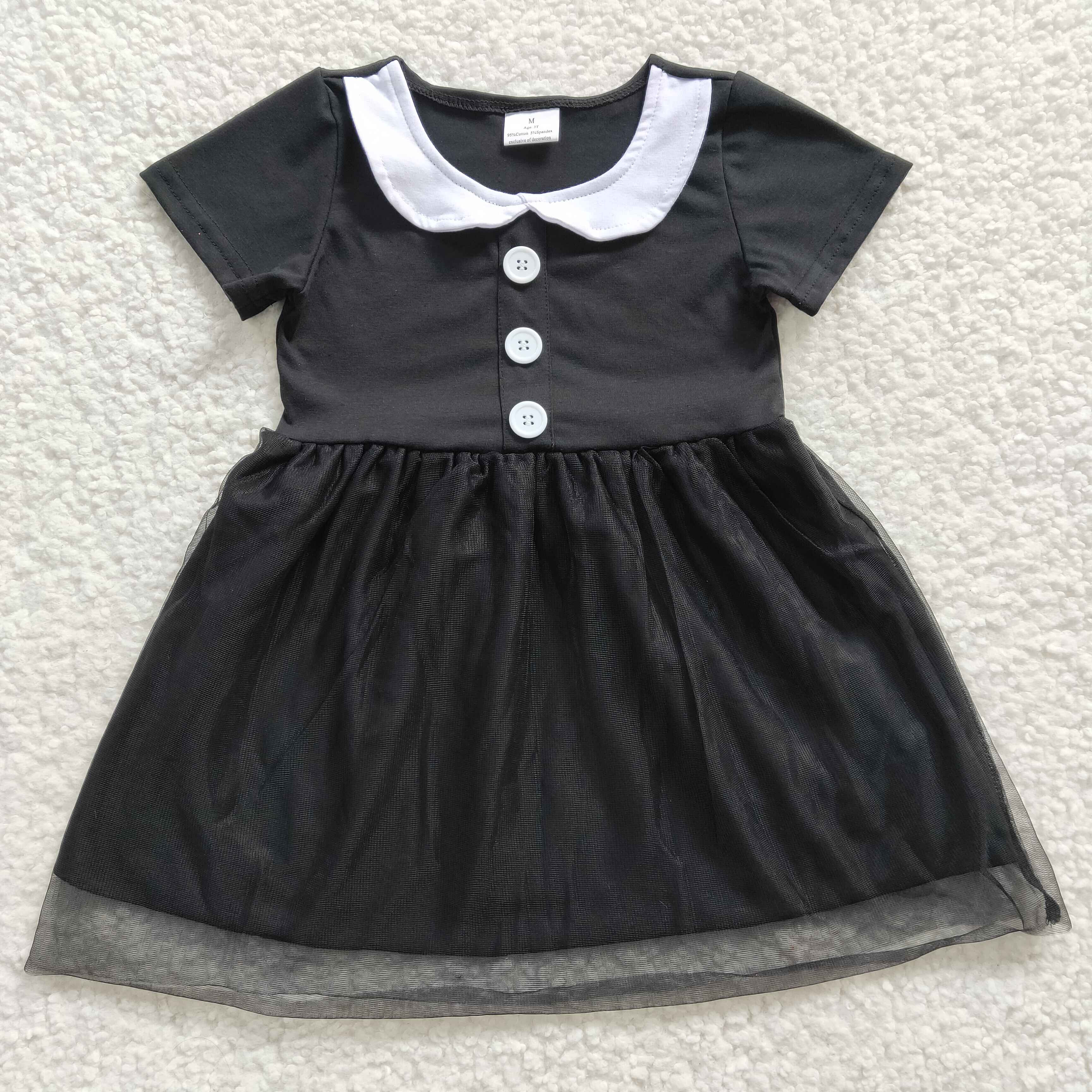 GSD0285 baby girl clothes black tulle summer dress girl party dress-promotion 2025.1.4 $5.5