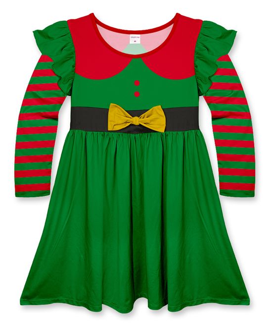 GLD0143 toddler girl dresses green christmas dress-promotion 2024.11.30 $5.5