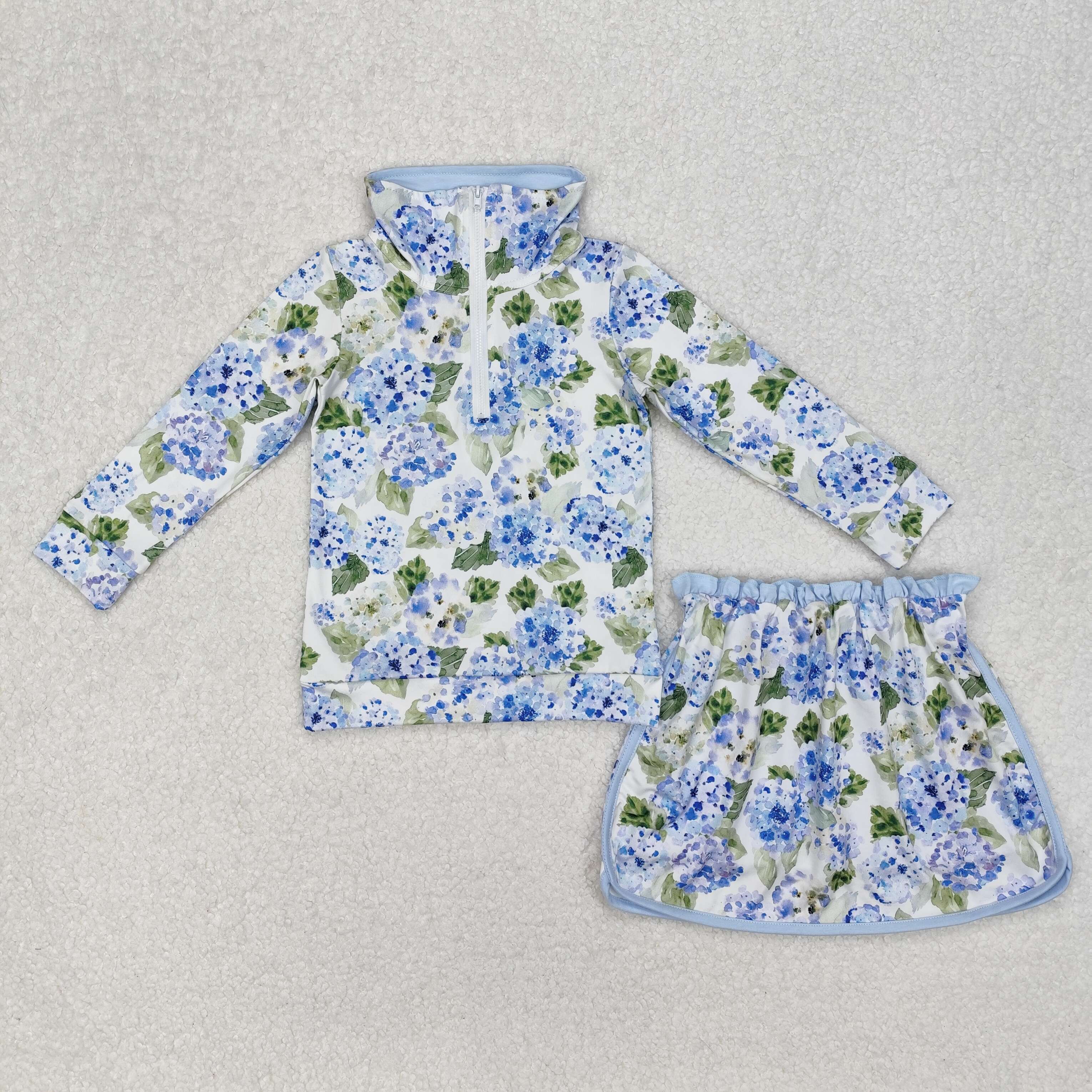 girl clothes floral skirt shorts outfit toddler girl summer shorts set