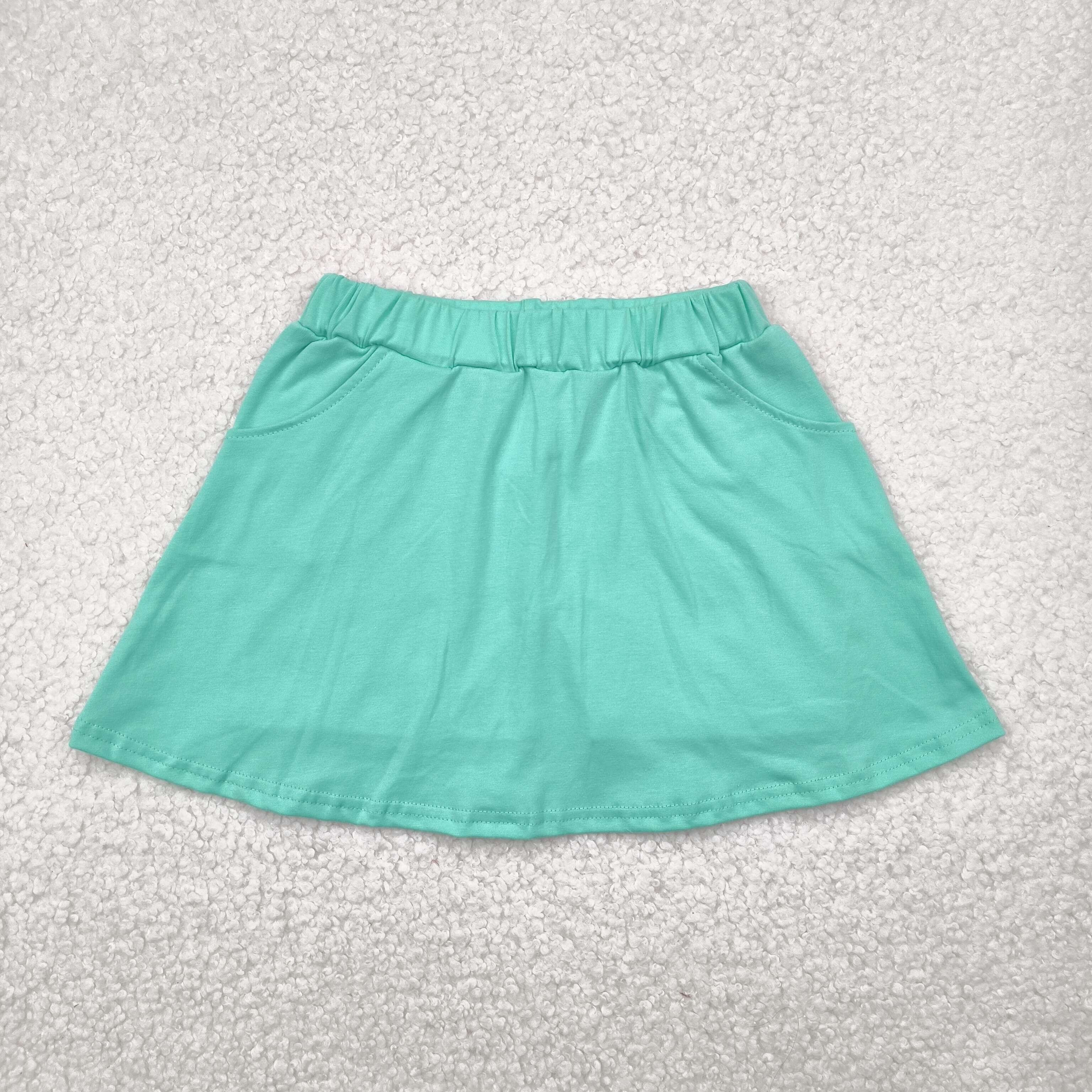 RTS baby girl clothes colorful cotton matching girl summer skirt shorts